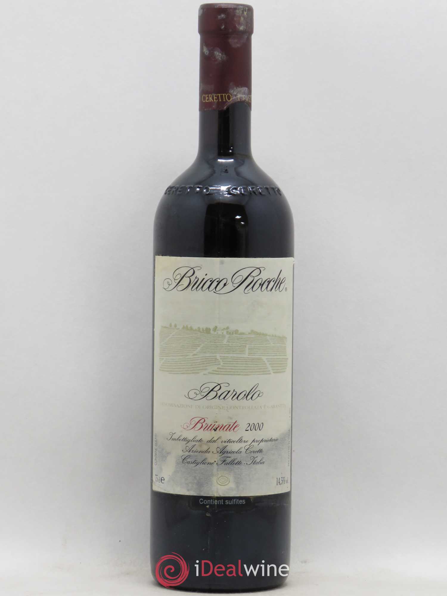 Barolo DOCG Brunate Bricco Rocche Ceretto Brunate 2000 - Posten von 1 Flasche - 0