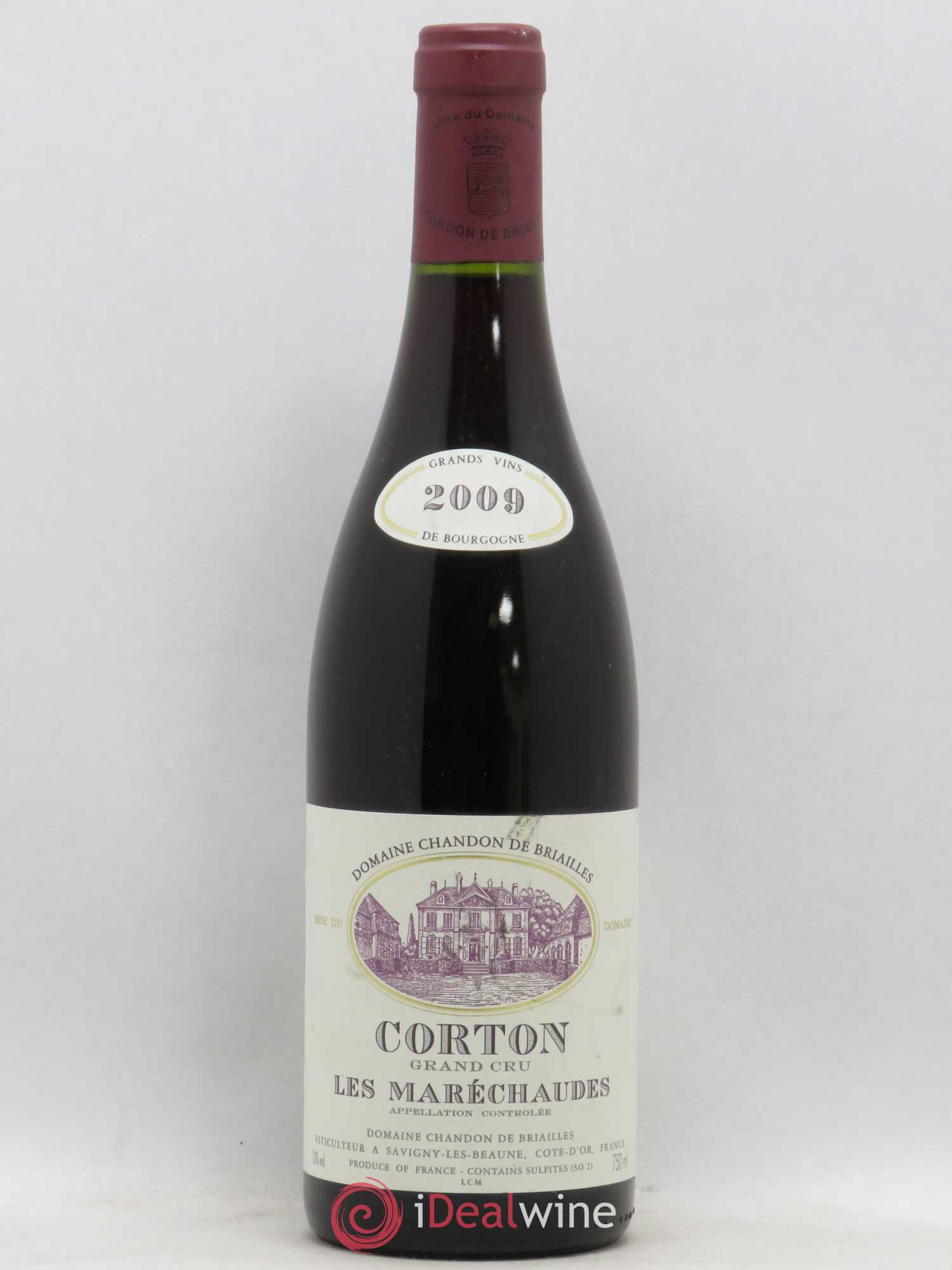 Corton Grand Cru Chandon de Briailles Maréchaudes 2009 - Lot de 1 bouteille - 0