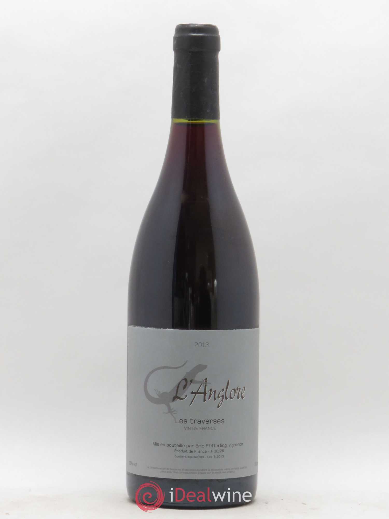 Vin de France Les Traverses L'Anglore 2013 - Lot de 1 bouteille - 0