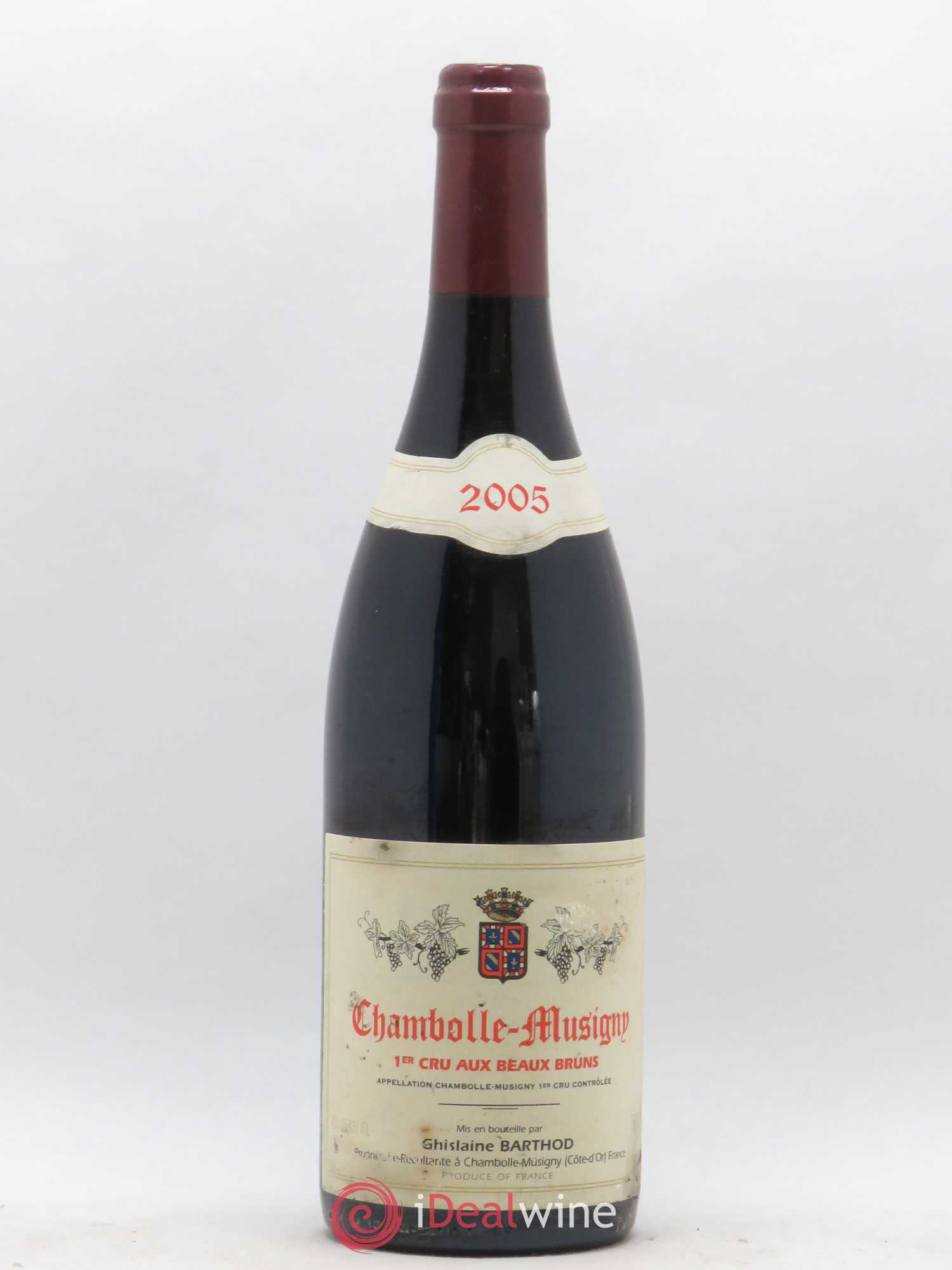 Chambolle-Musigny 1er Cru Aux Beaux Bruns Ghislaine Barthod 2005 - Posten von 1 Flasche - 0