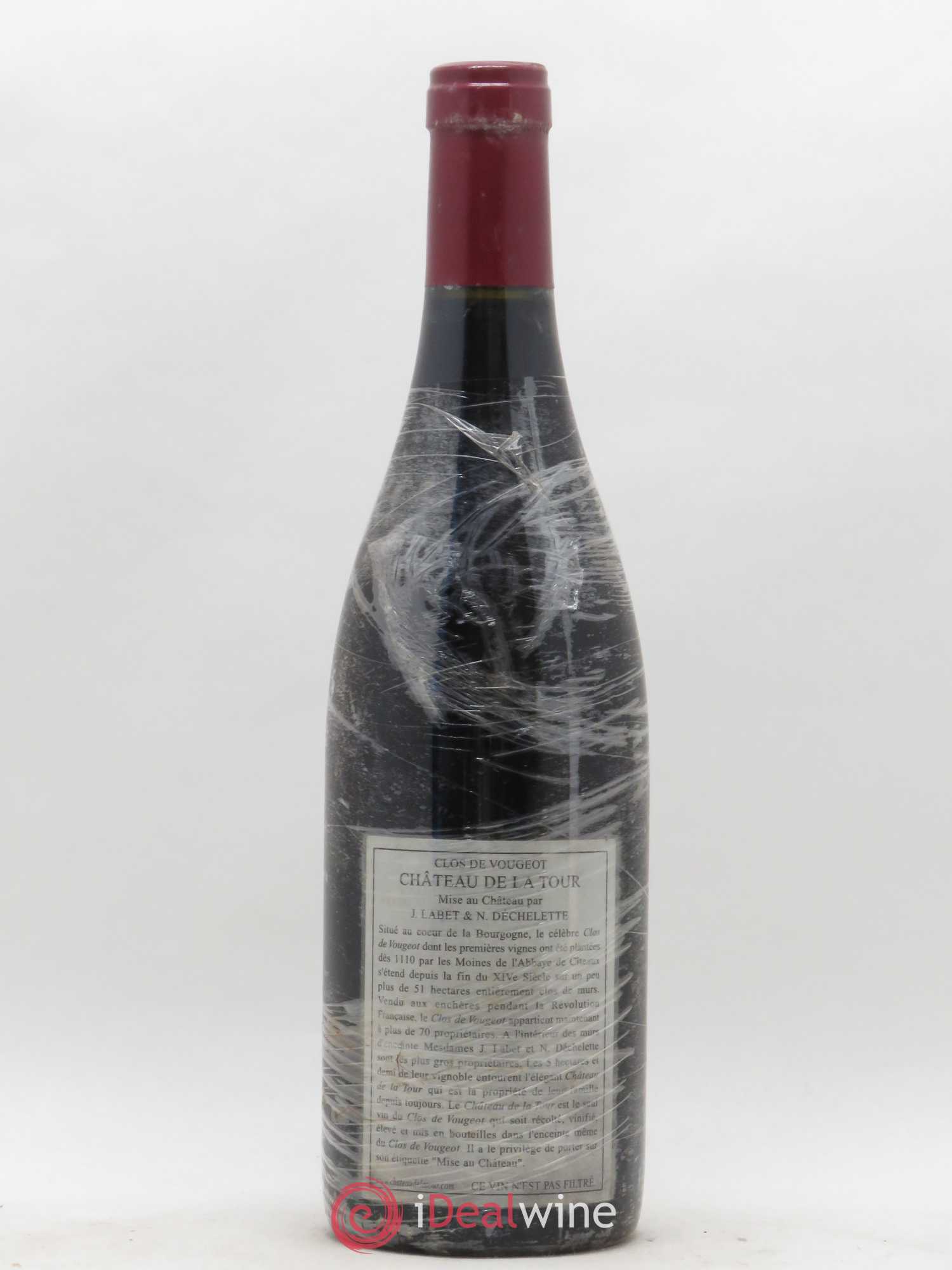 Clos de Vougeot Grand Cru Château de La Tour 2005 - Lot de 1 bouteille - 1