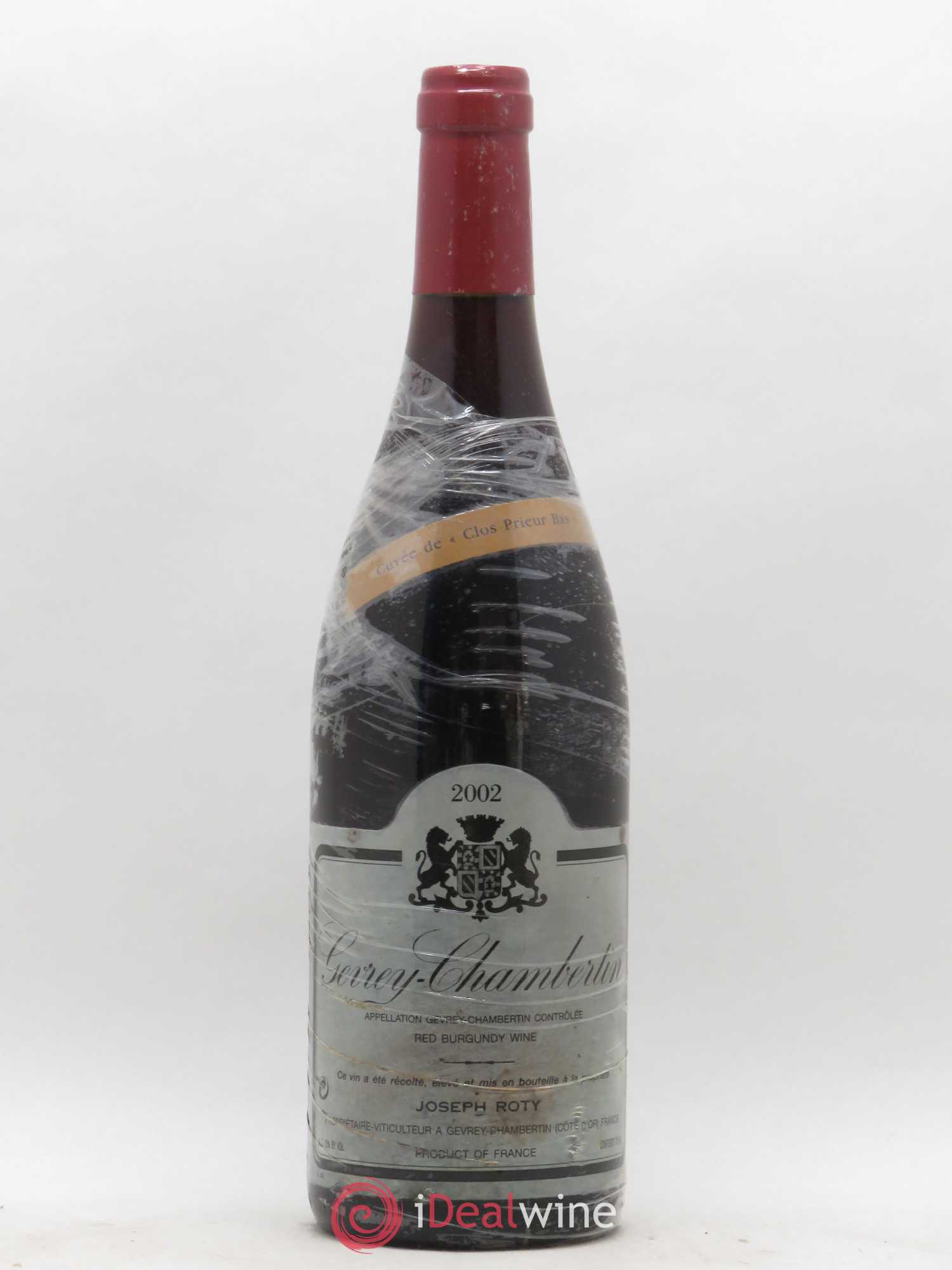 Gevrey-Chambertin 1er Cru Clos Prieur Bas Joseph Roty 2002 - Posten von 1 Flasche - 0