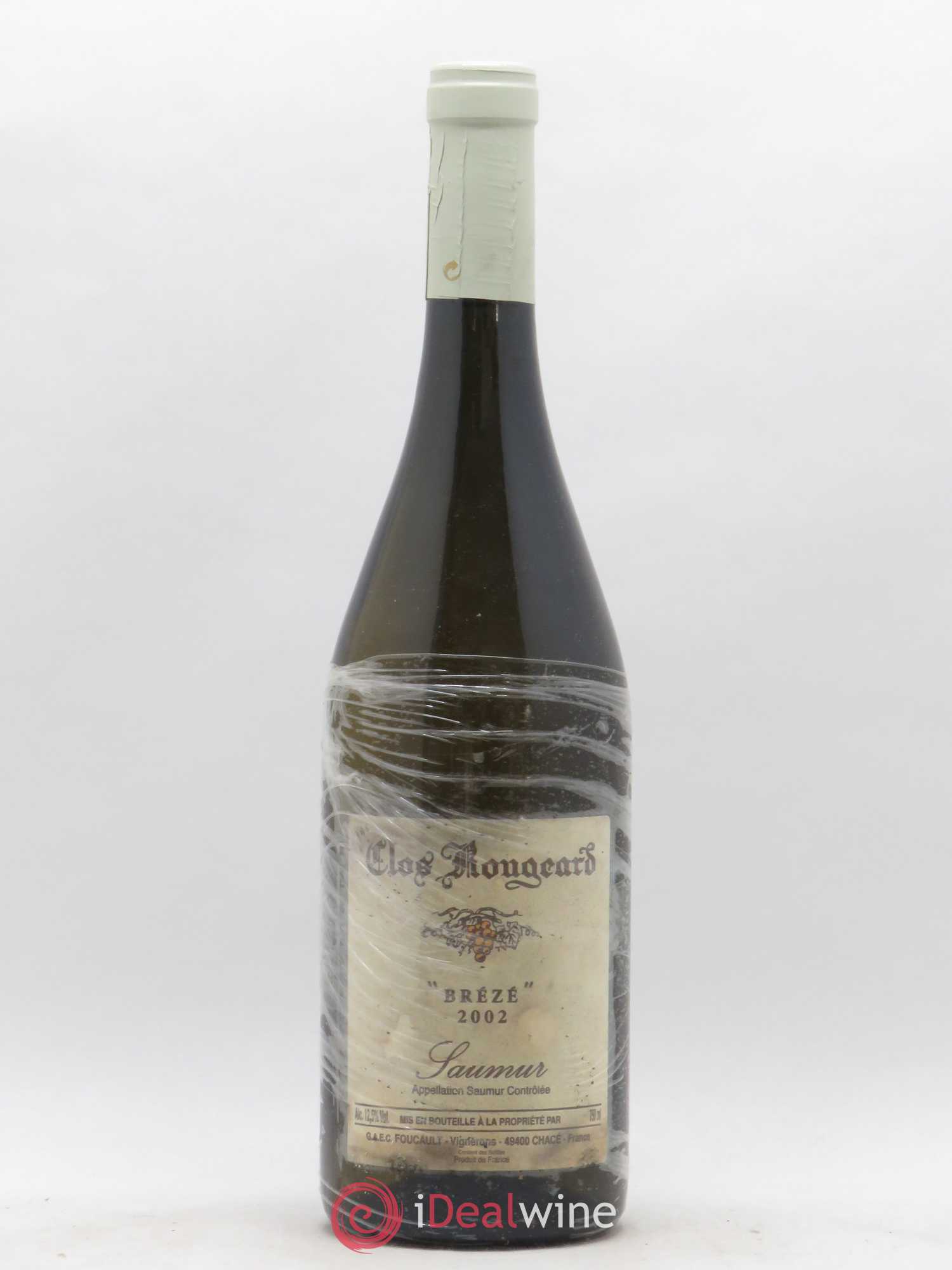 Saumur Brézé Clos Rougeard 2002 - Lot de 1 bouteille - 0