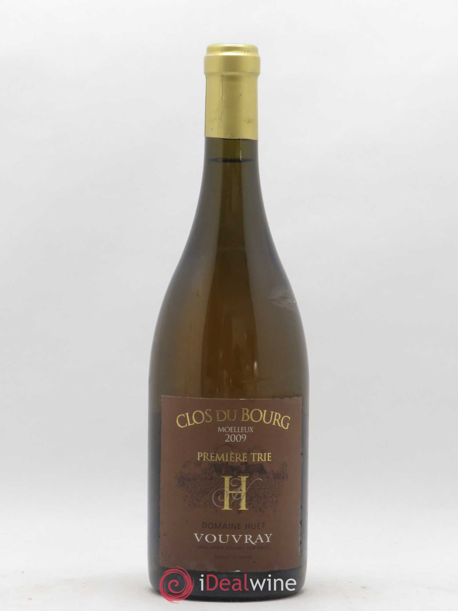 Vouvray Clos du Bourg Moelleux 1ère trie Domaine Huet 2009 - Lotto di 1 bottiglia - 0