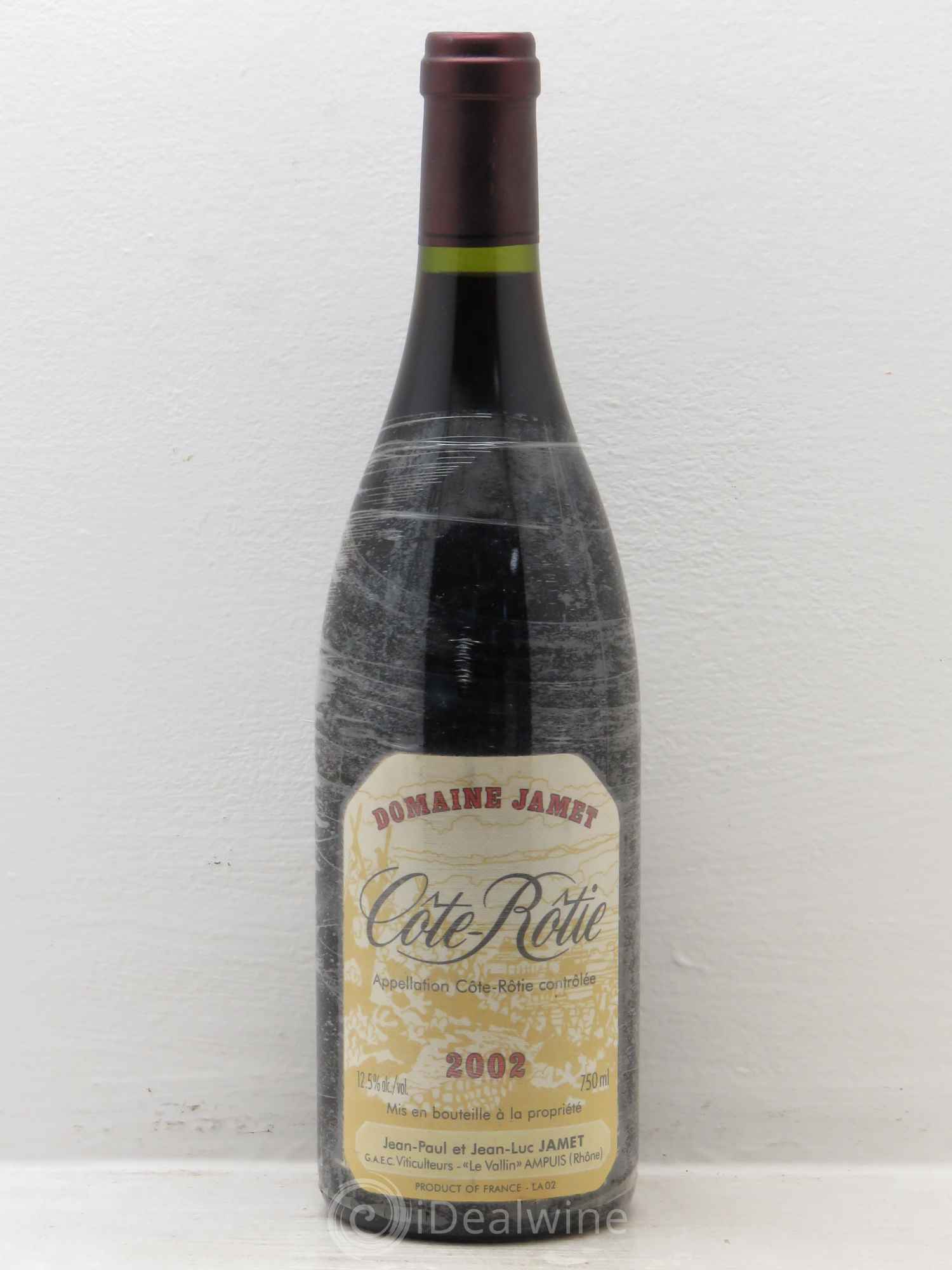 Côte-Rôtie Jamet (Domaine) 2002 - Lot de 1 bouteille - 0