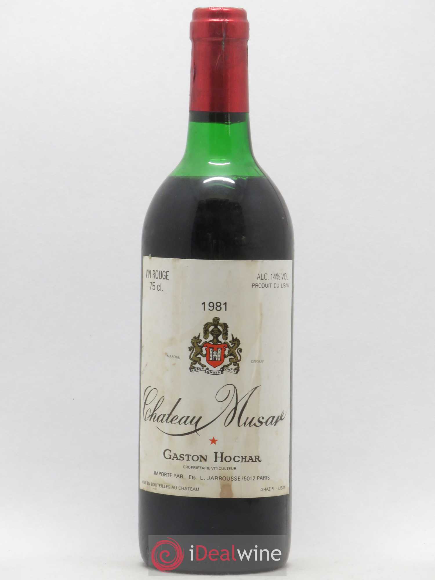 Château Musar Serge Hochar 1981 - Lot de 1 bouteille - 0