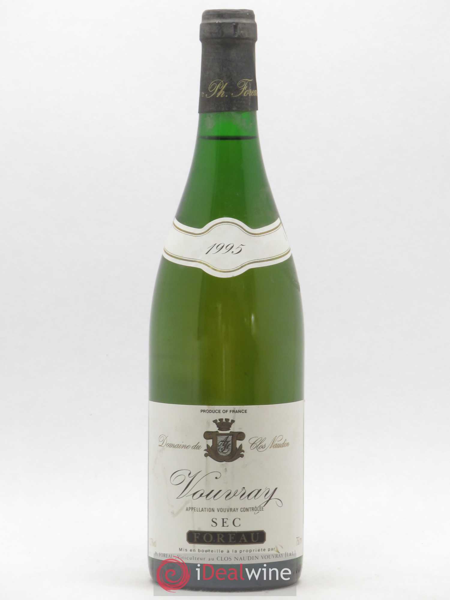 Vouvray Sec Clos Naudin - Philippe Foreau 1995 - Lot de 1 bouteille - 0