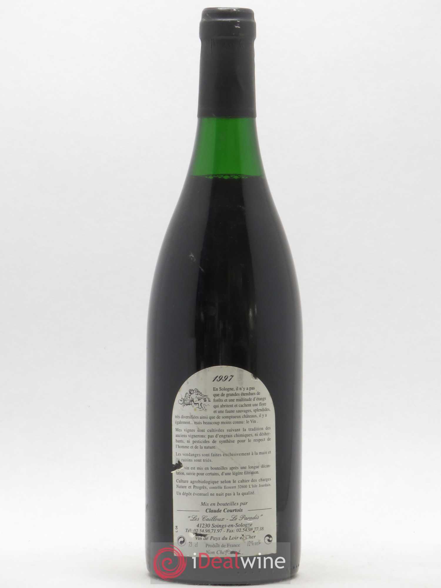Vin de France Claude Courtois Les Cailloux du Paradis Racines 1997 - Posten von 1 Flasche - 1