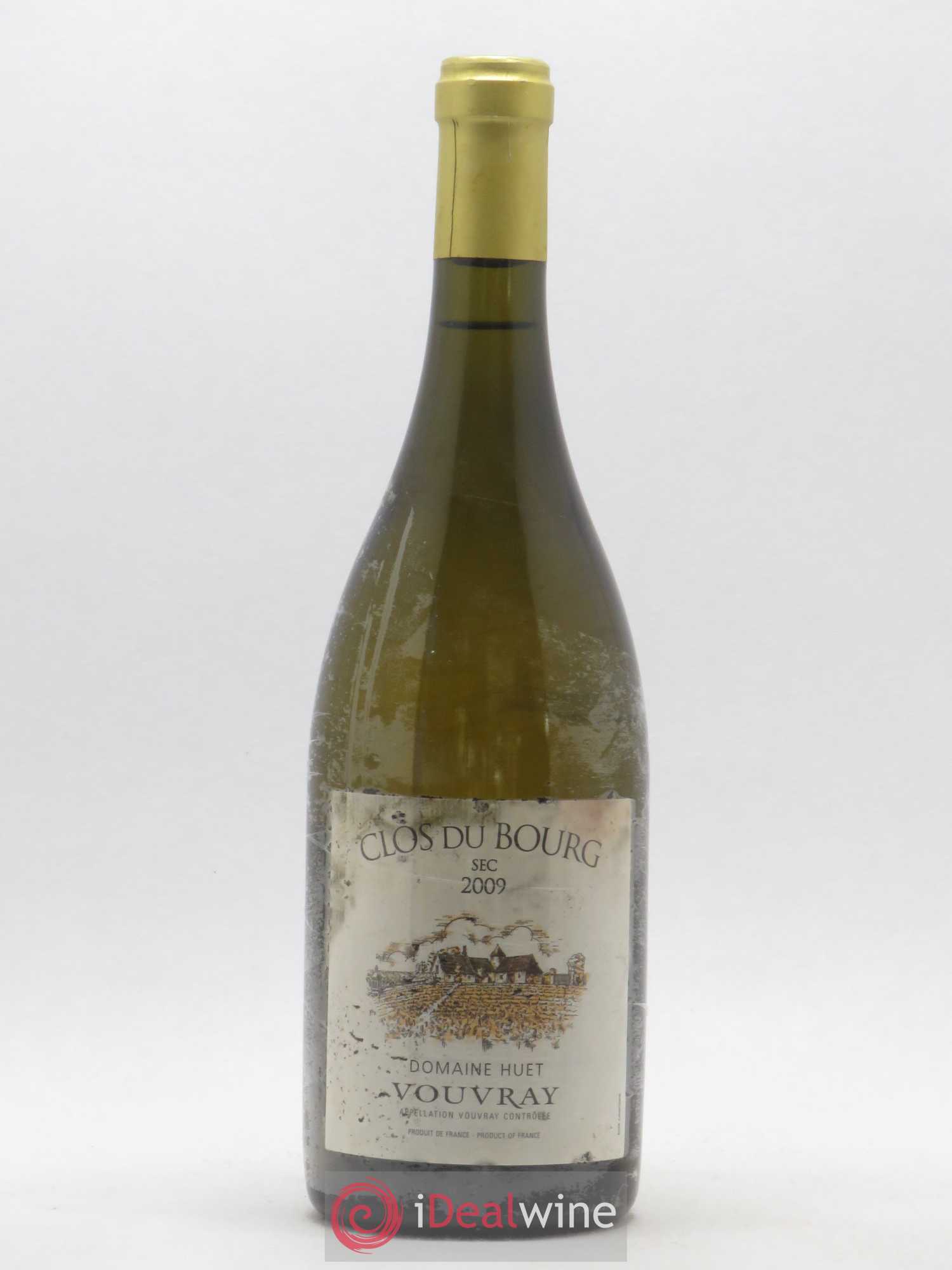 Vouvray Clos du Bourg Sec Domaine Huet 2009 - Lot de 1 bouteille - 0