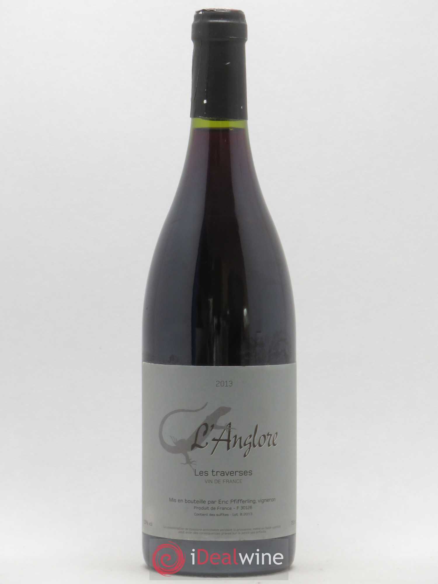 Vin de France Les Traverses L'Anglore 2013 - Lot de 1 bouteille - 0