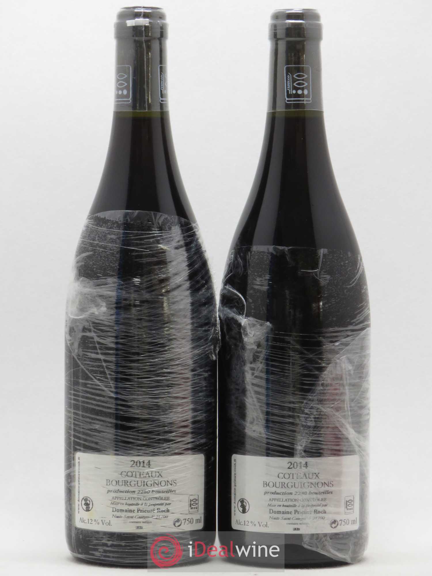 Coteaux Bourguignons Prieuré Roch (sans prix de réserve) 2014 - Lot de 2 bouteilles - 1