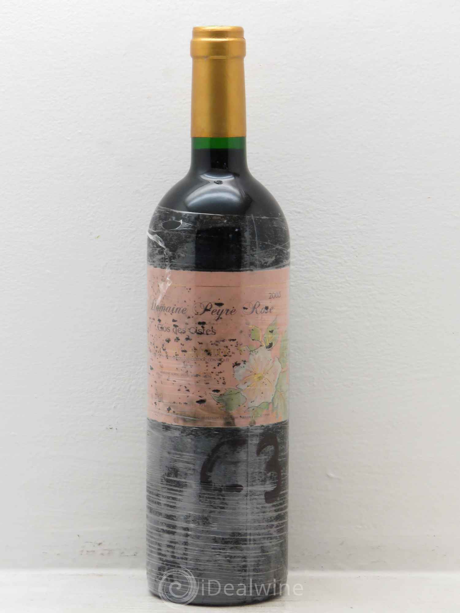 Vin de France (anciennement Coteaux du Languedoc) Domaine Peyre Rose Les Cistes Marlène Soria 2003 - Lot de 1 bouteille - 0