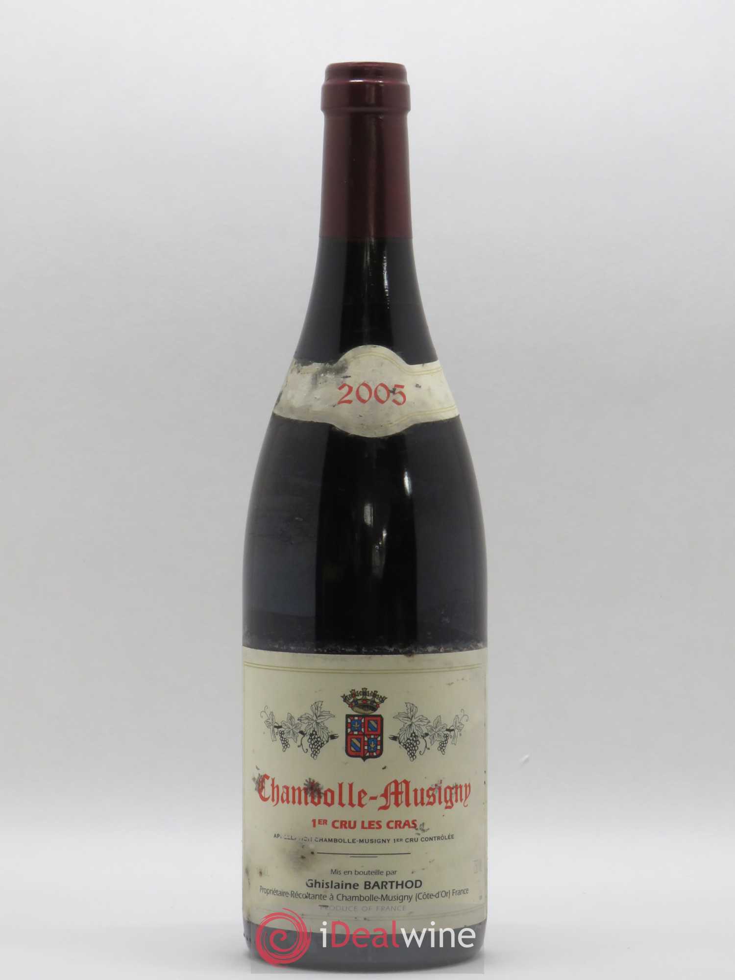 Chambolle-Musigny 1er Cru Les Cras Ghislaine Barthod 2005 - Lot de 1 bouteille - 0
