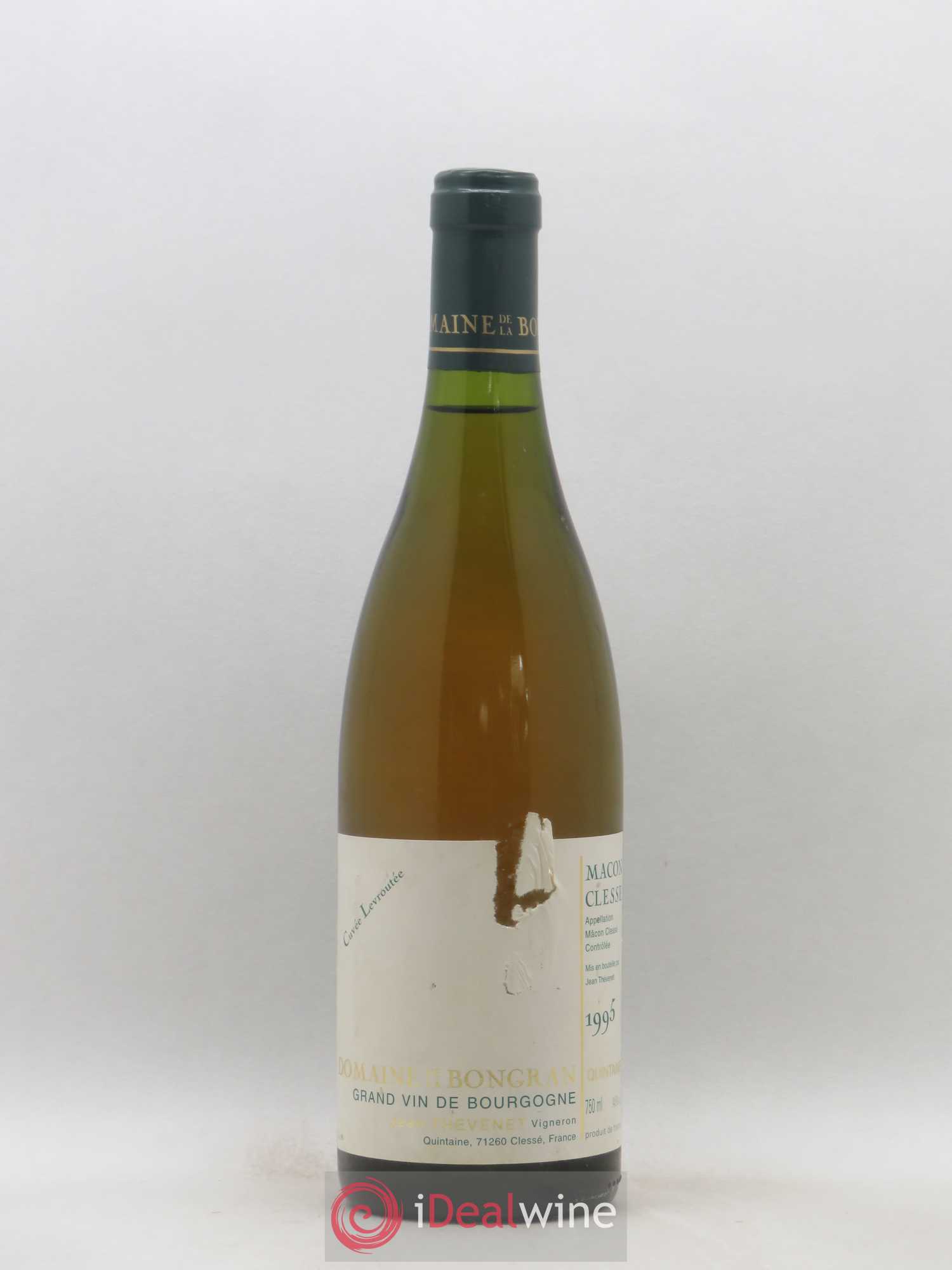 Mâcon-Clessé Cuvée Levroutée Domaine de la Bongran (J.Thevenet) 1995 - Lot de 1 bouteille - 0
