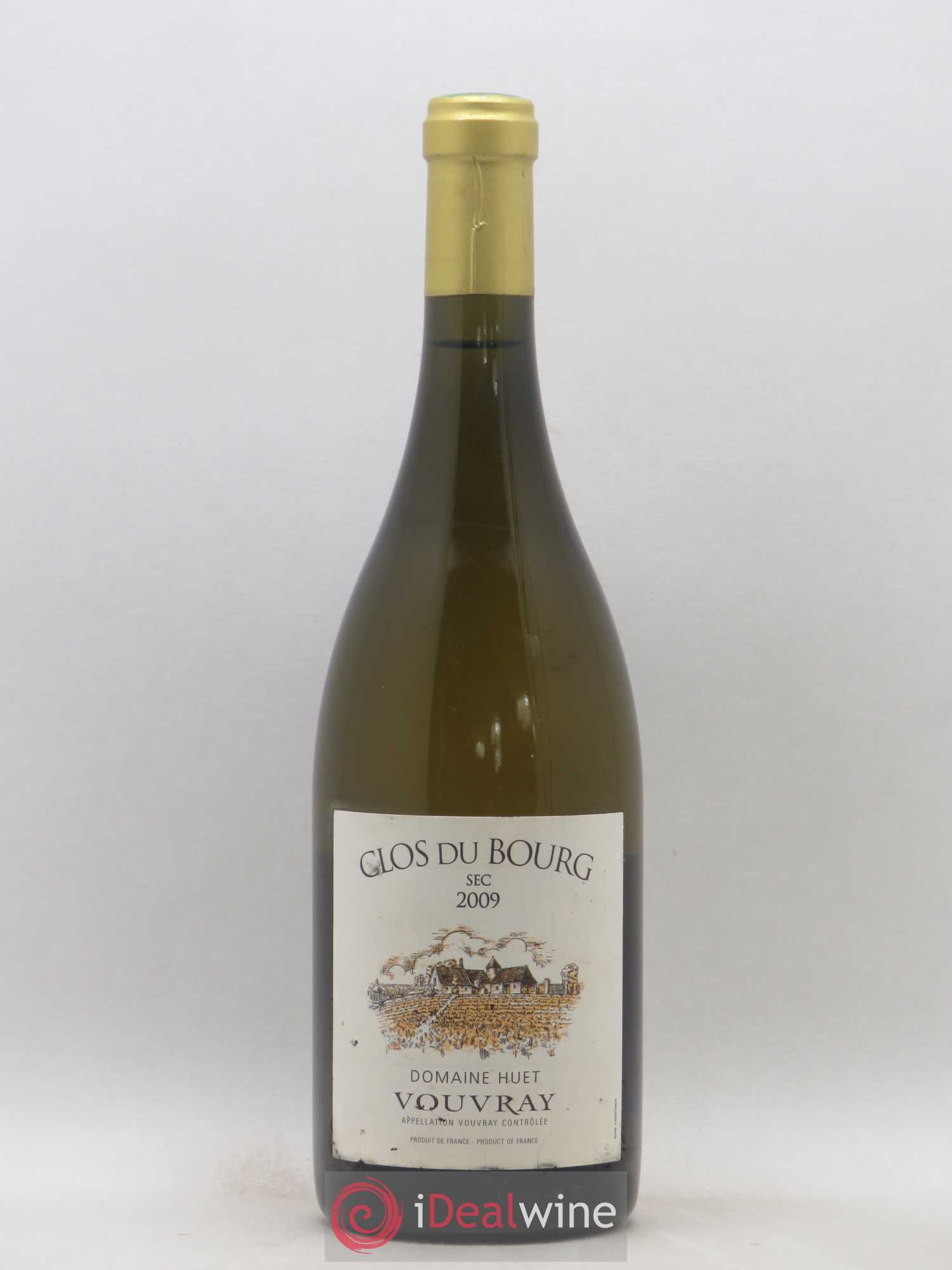 Vouvray Clos du Bourg Sec Domaine Huet 2009 - Lot de 1 bouteille - 0