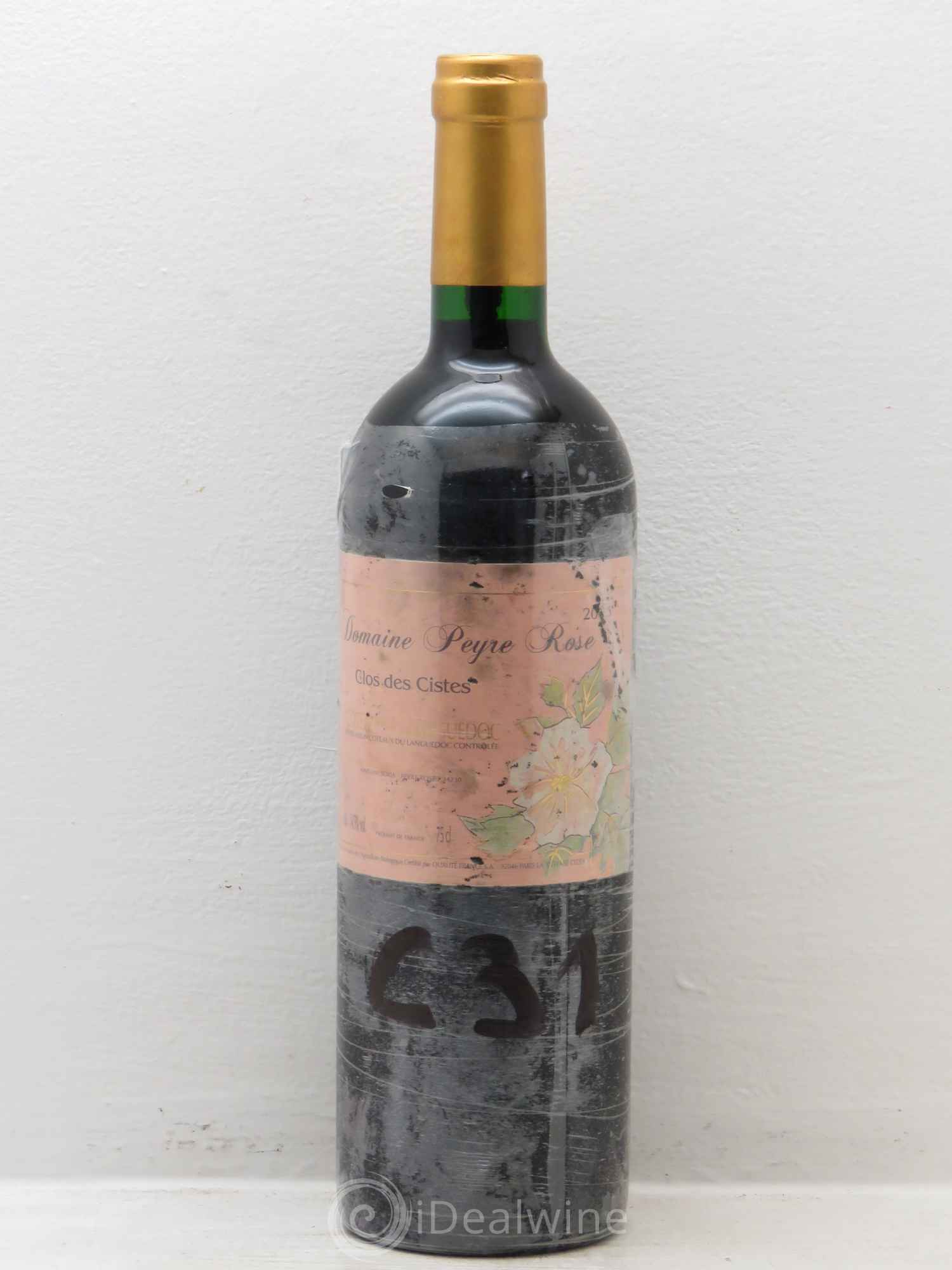 Vin de France (anciennement Coteaux du Languedoc) Domaine Peyre Rose Les Cistes Marlène Soria 2003 - Lot de 1 bouteille - 0