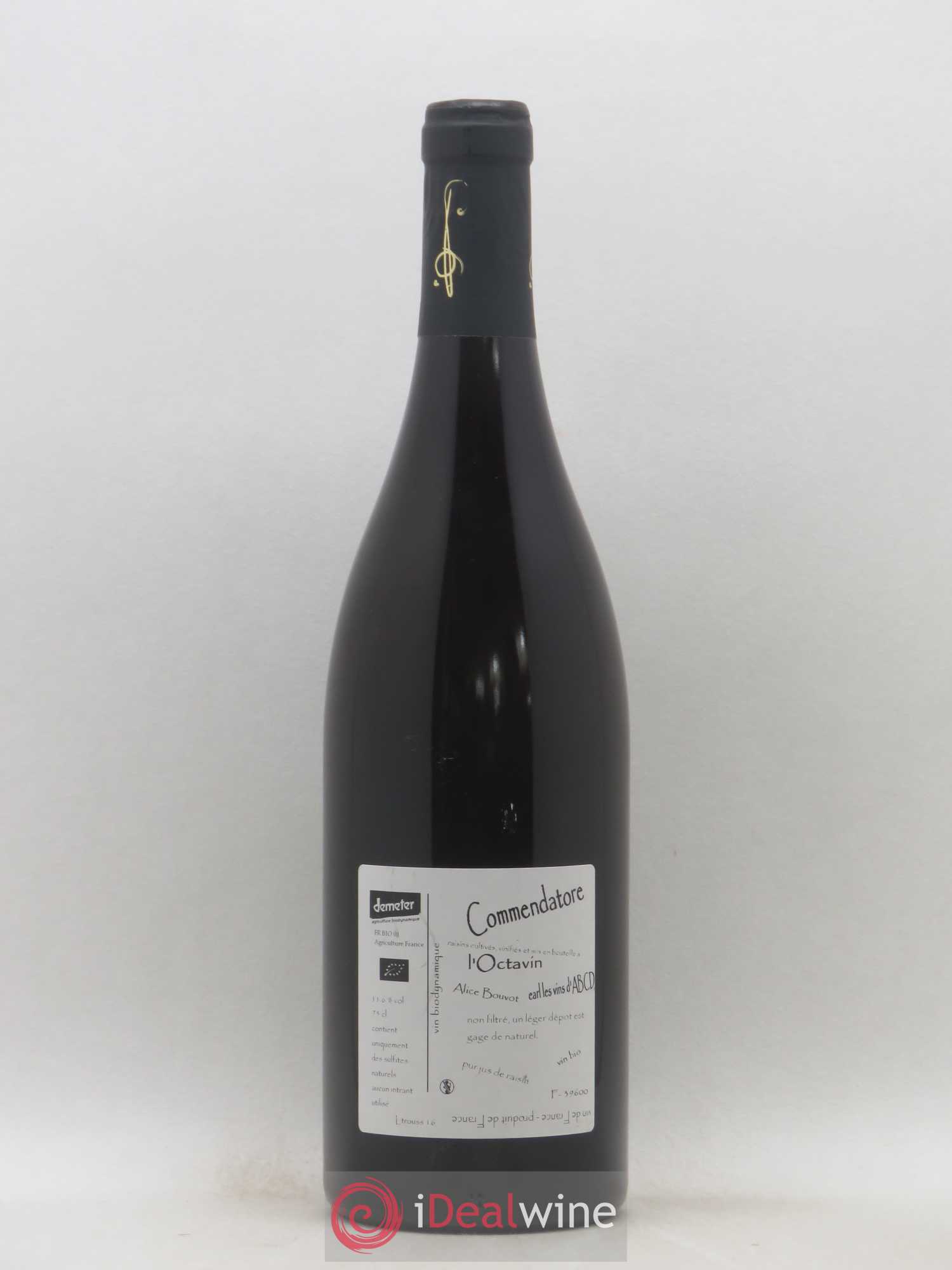 Vin de France Trousseau Les Corvées Commendatore Domaine de L'Octavin - Alice Bouvot 2016 - Lot de 1 bouteille - 1