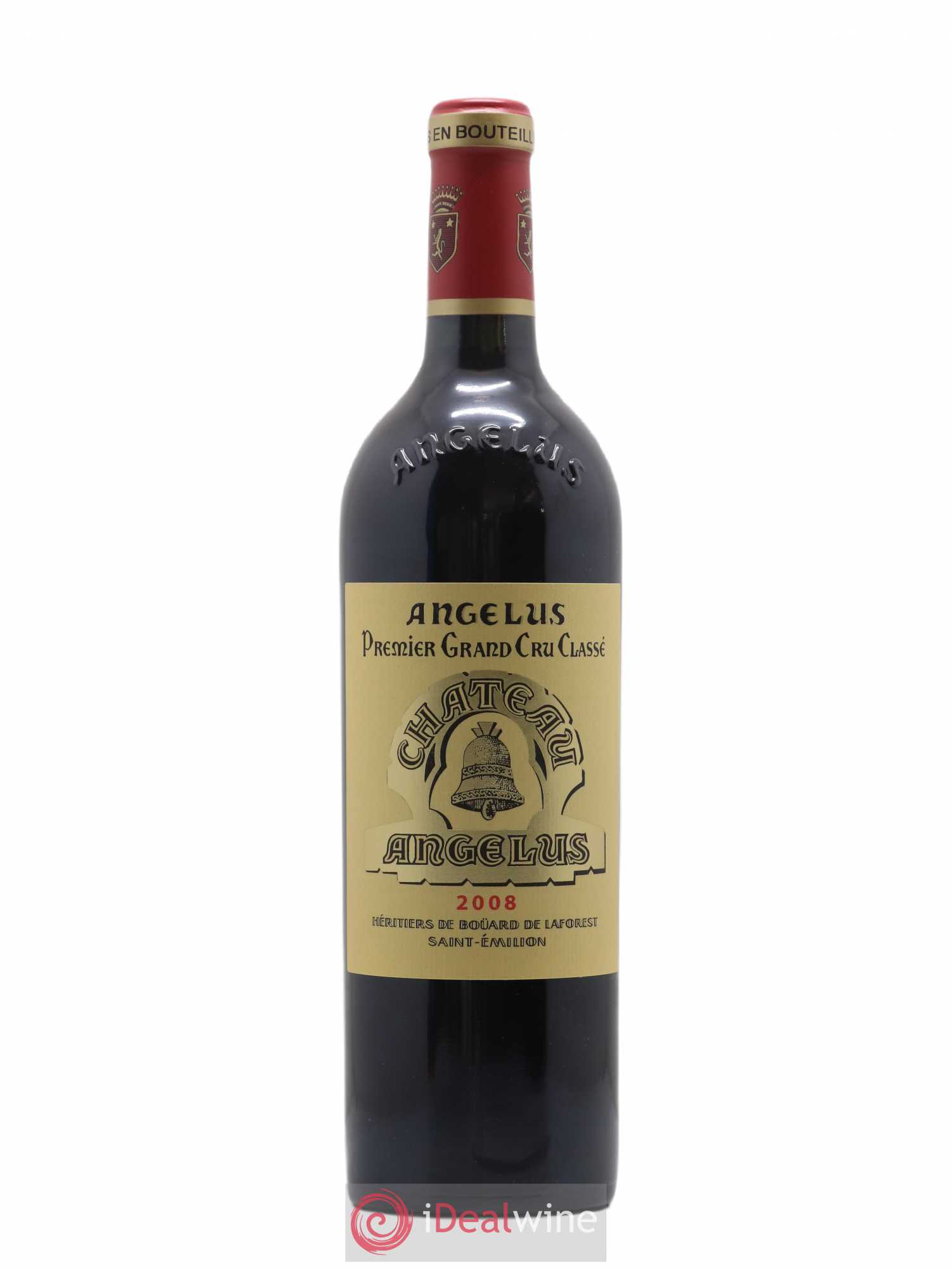 Château Angélus 1er Grand Cru Classé A 2008 - Lot de 1 bouteille - 0