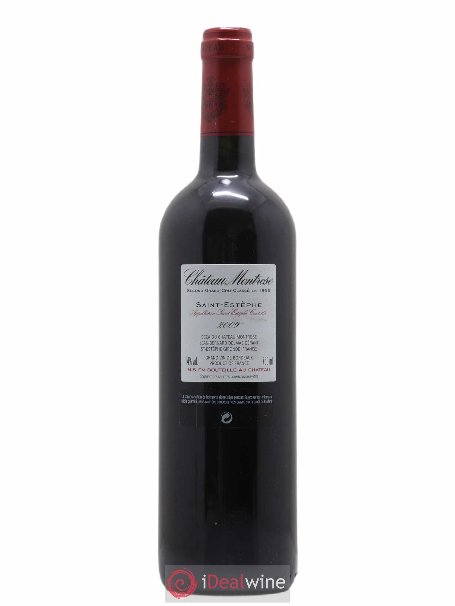 Château Montrose 2ème Grand Cru Classé 2009 - Lot de 1 bouteille - 1