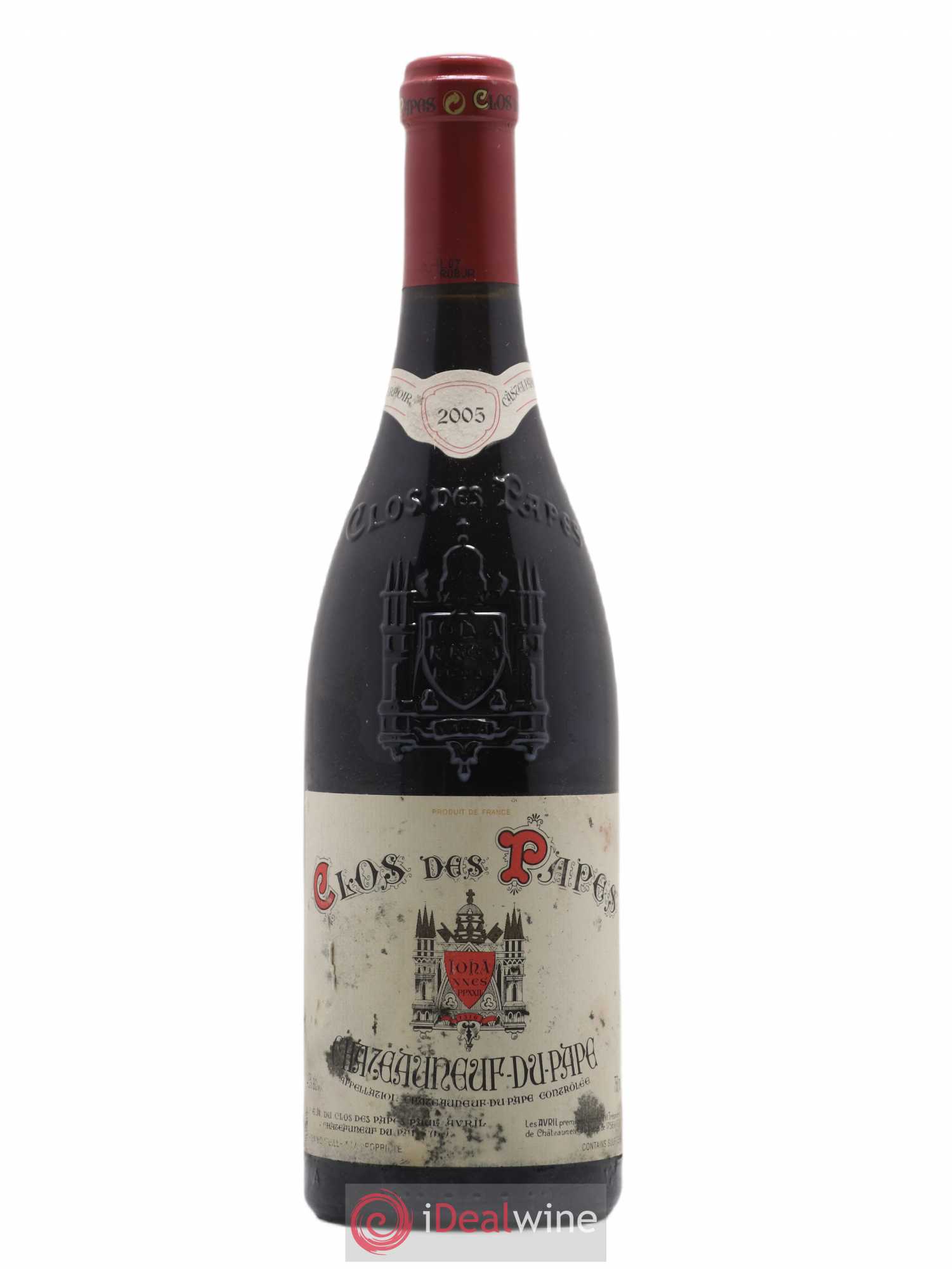 Châteauneuf-du-Pape Clos des Papes - Paul Avril 2005 - Lot de 1 bouteille - 0