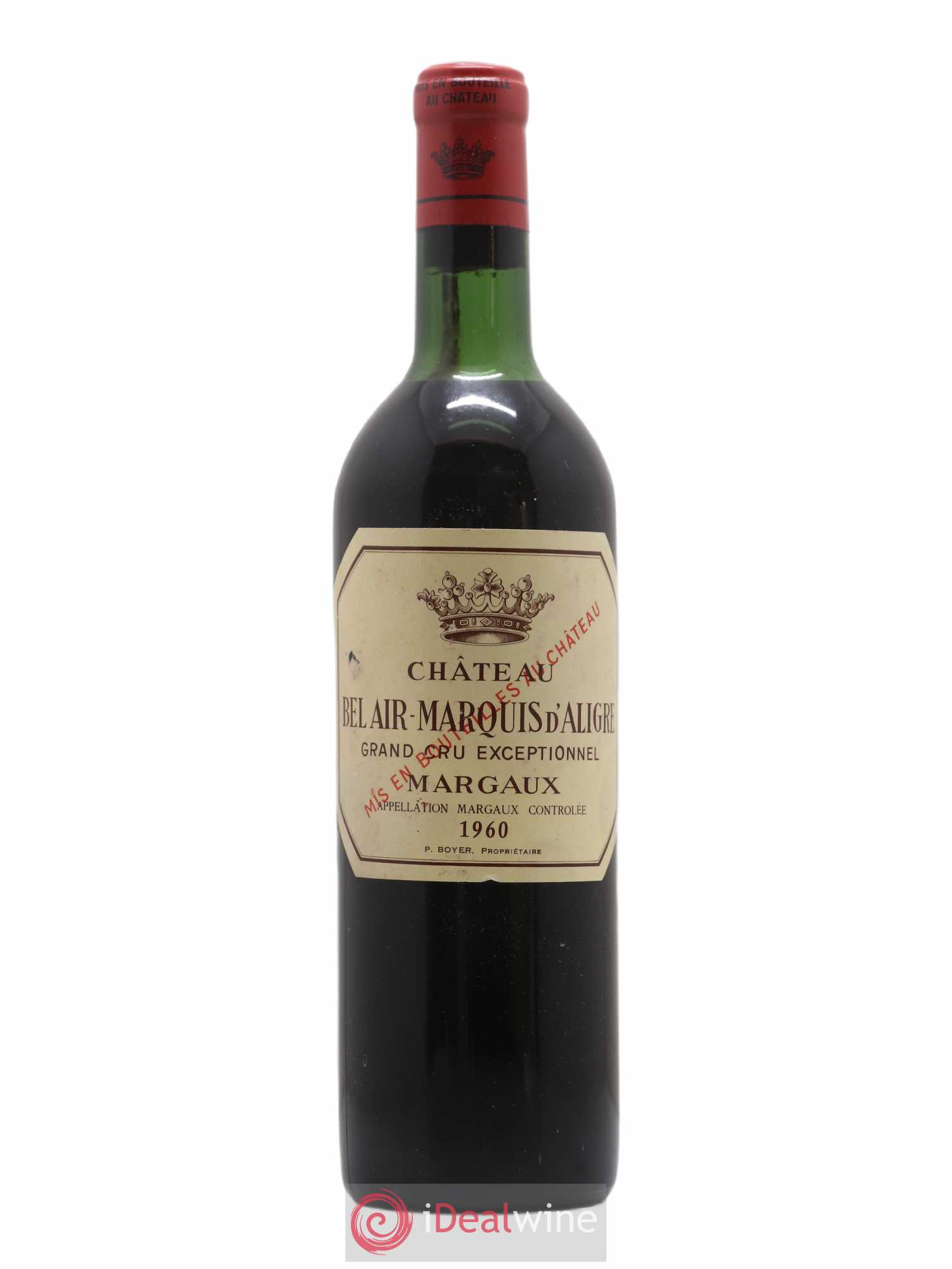 Château Bel Air Marquis d'Aligre 1960 - Lot de 1 bouteille - 0
