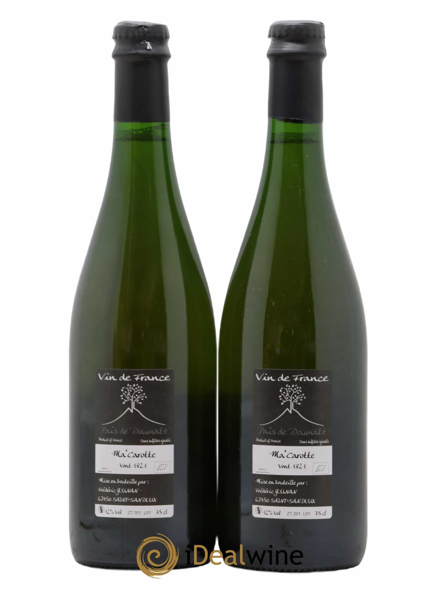 Vin de France Ma Carotte Vignoble de l'Arbre Blanc 2018 - Lot de 2 bouteilles - 1