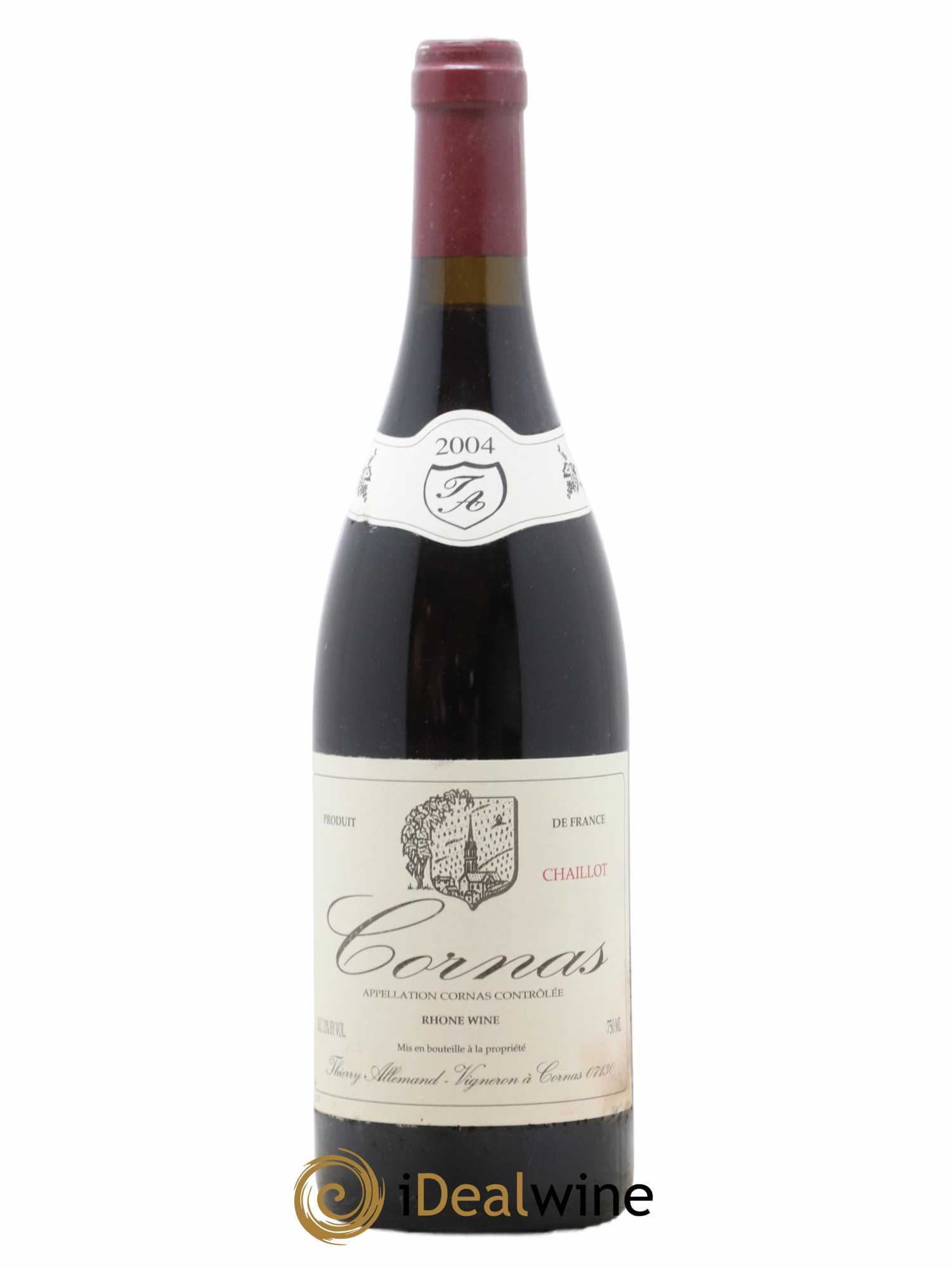 Cornas Chaillot Thierry Allemand 2004 - Lot de 1 bouteille - 0