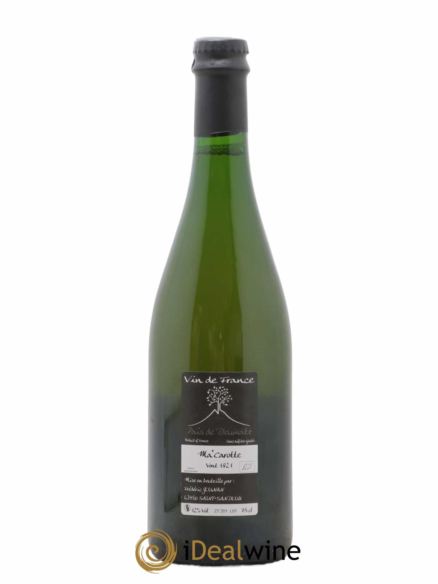 Vin de France Ma Carotte Vignoble de l'Arbre Blanc 2018 - Lot de 1 bouteille - 1