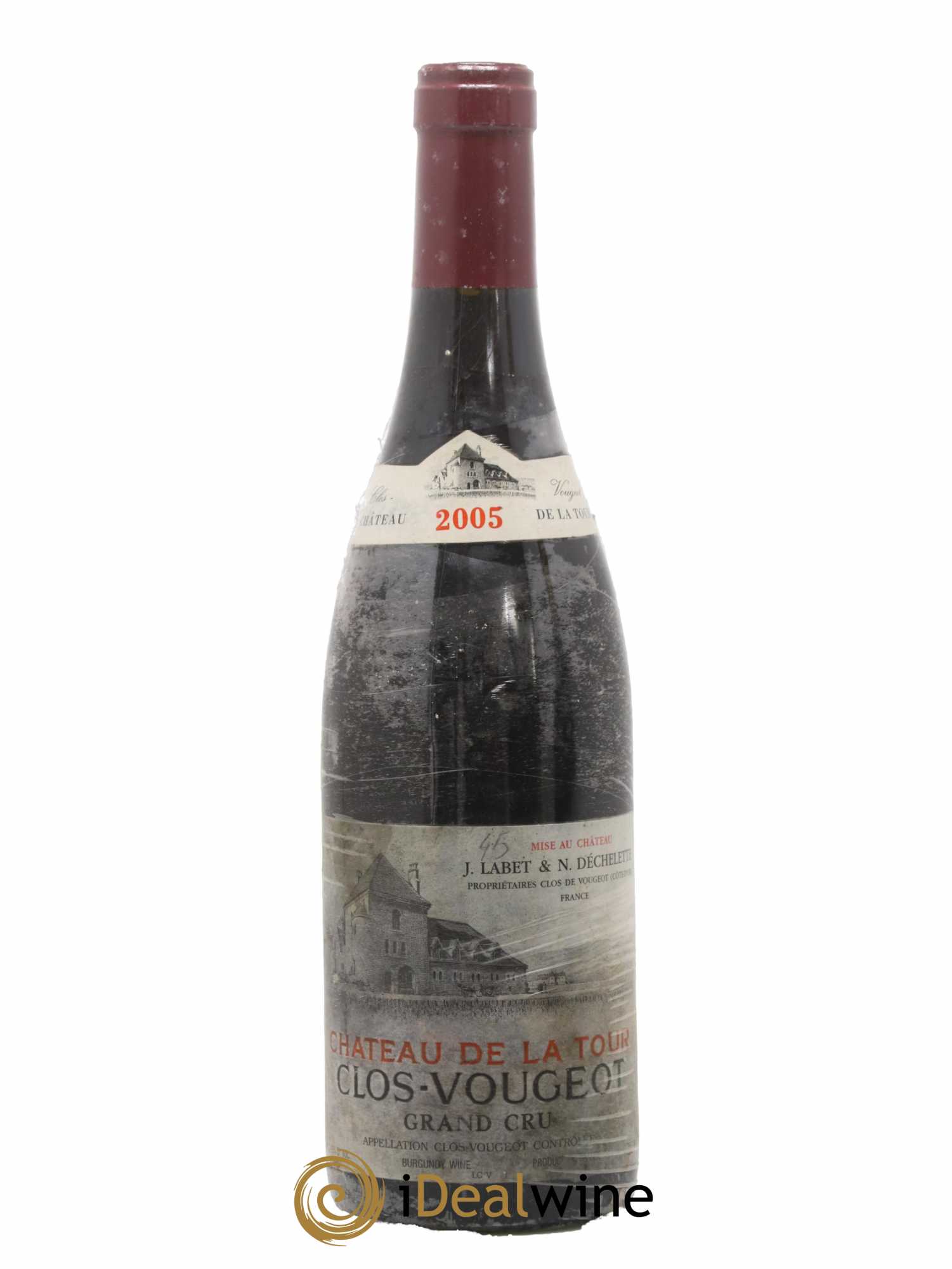 Clos de Vougeot Grand Cru Château de La Tour 2005 - Lot de 1 bouteille - 0