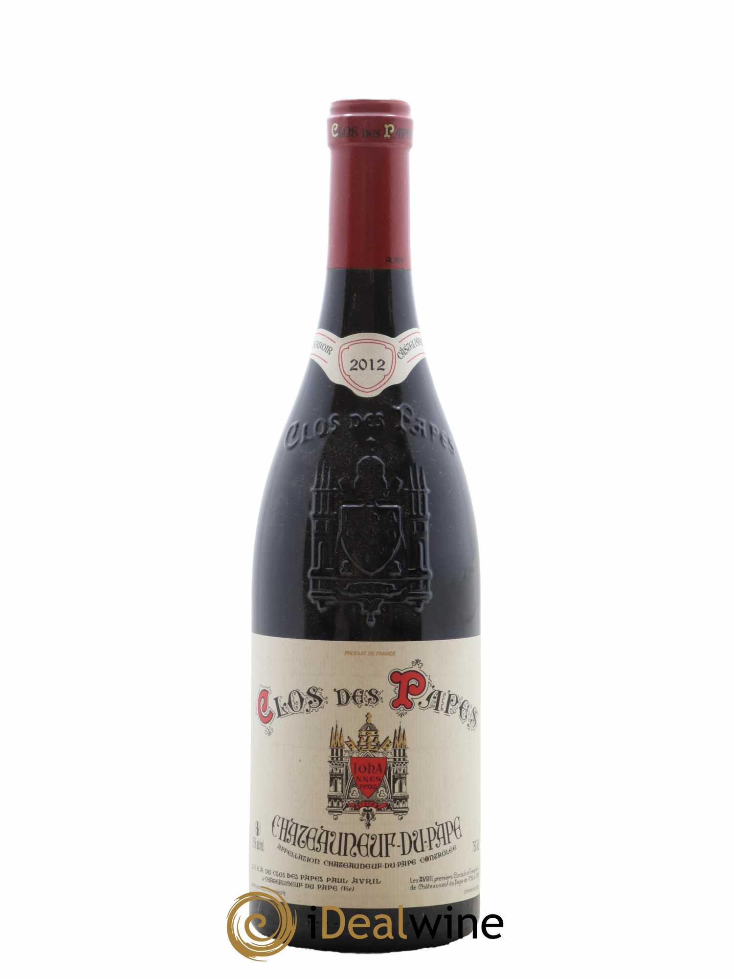 Châteauneuf-du-Pape Clos des Papes - Paul Avril 2012 - Lot de 1 bouteille - 0