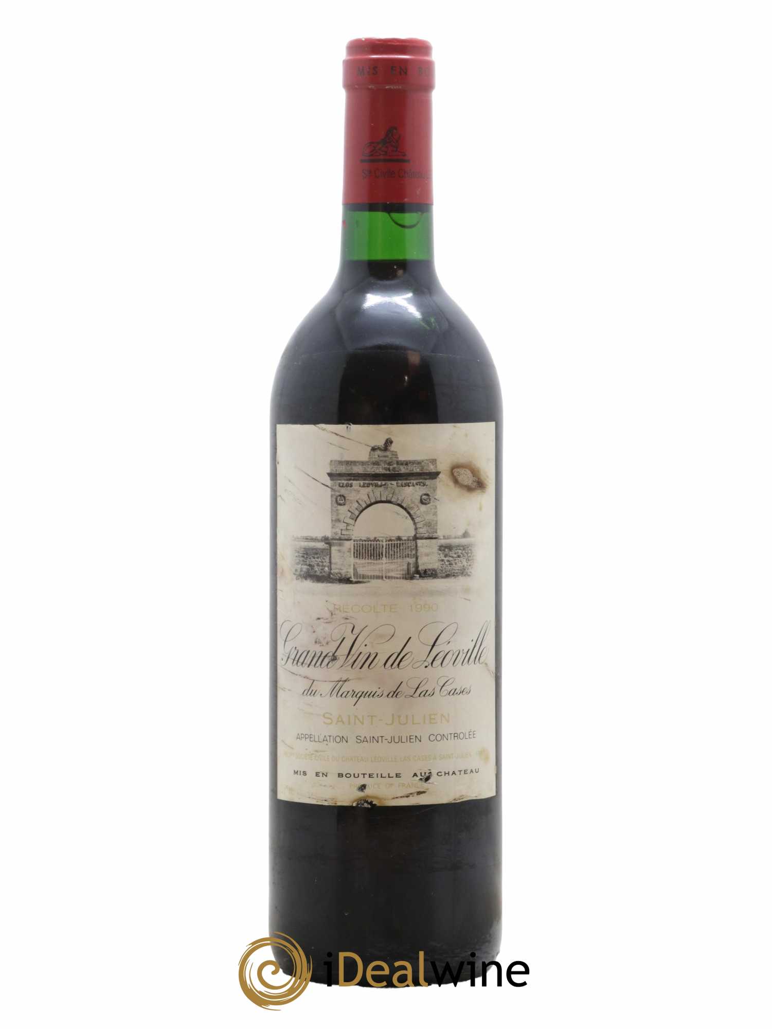 Château Léoville Las Cases 2ème Grand Cru Classé 1990 - Lot de 1 bouteille - 0