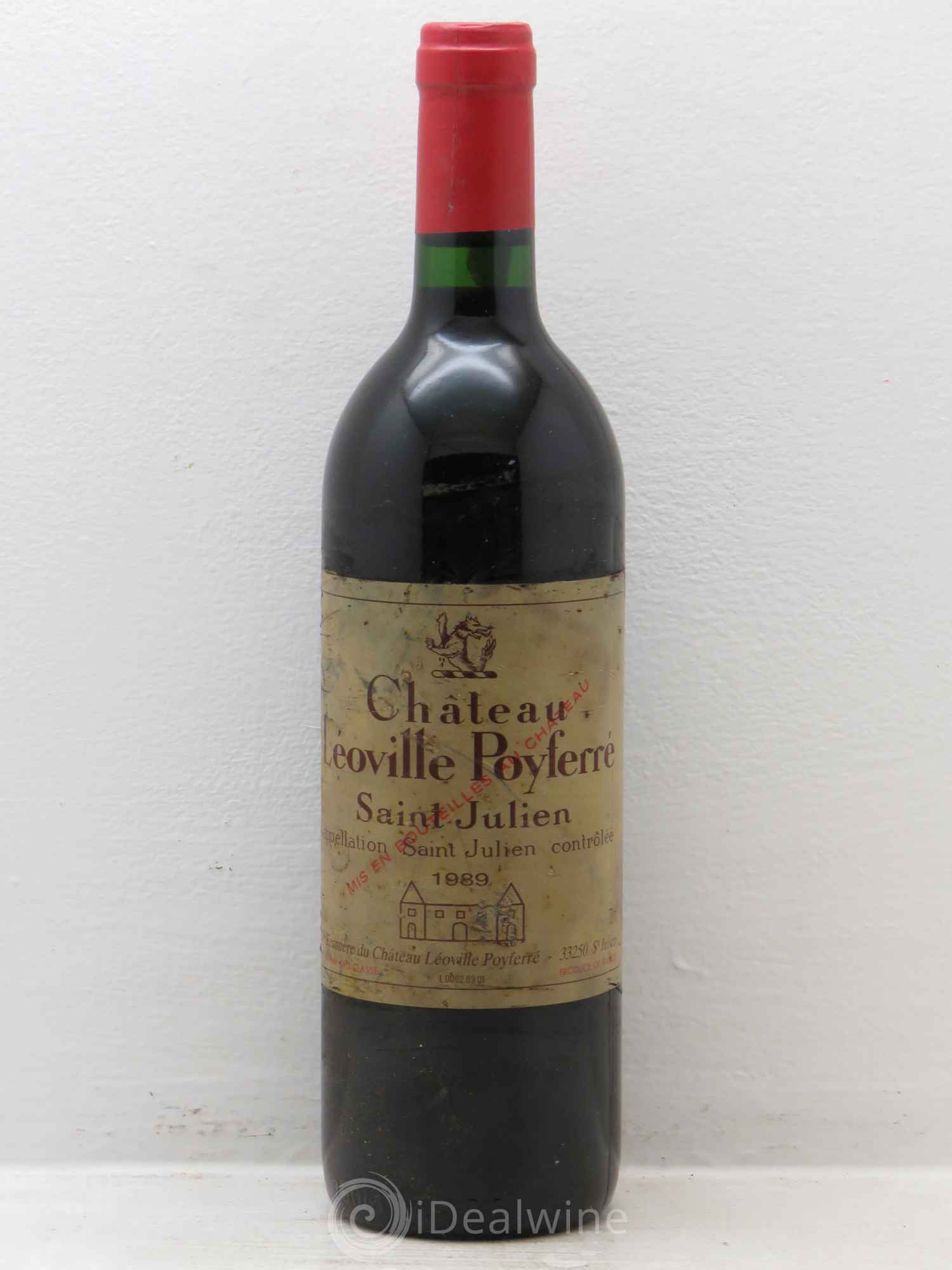 Château Léoville Poyferré 2ème Grand Cru Classé 1989 - Lot de 1 bouteille - 0
