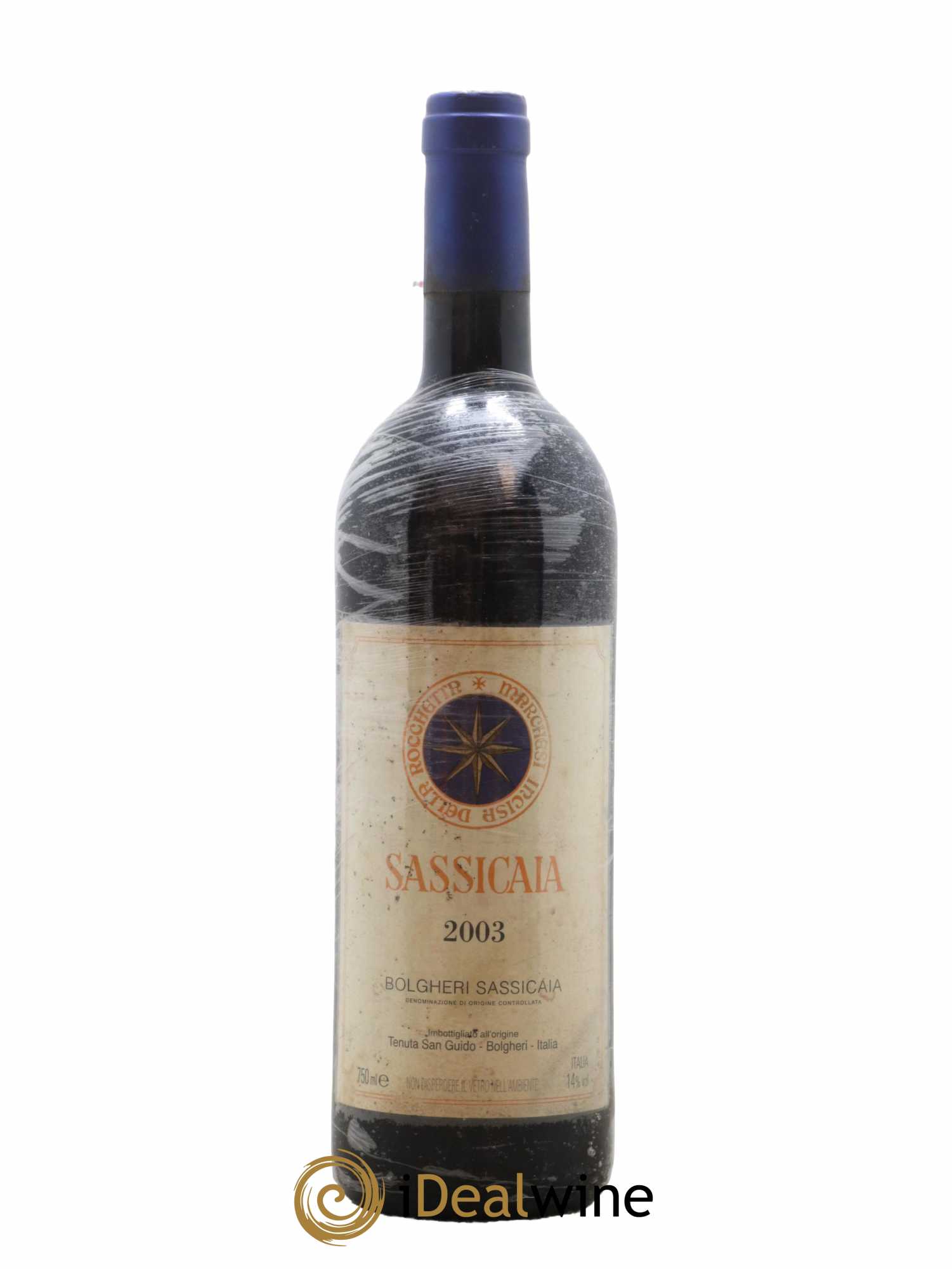 Bolgheri DOC Sassicaia Tenuta San Guido 2003 - Lot de 1 bouteille - 0