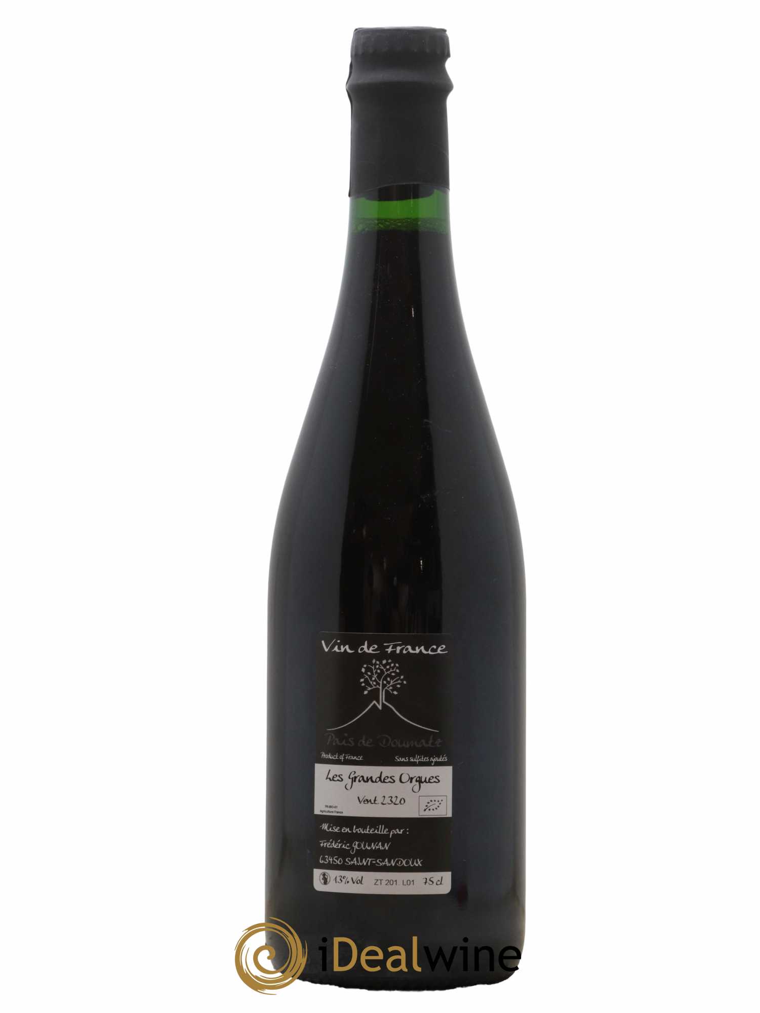 Vin de France Les Grandes Orgues Vignoble de l'Arbre Blanc 2020 - Posten von 1 Flasche - 1