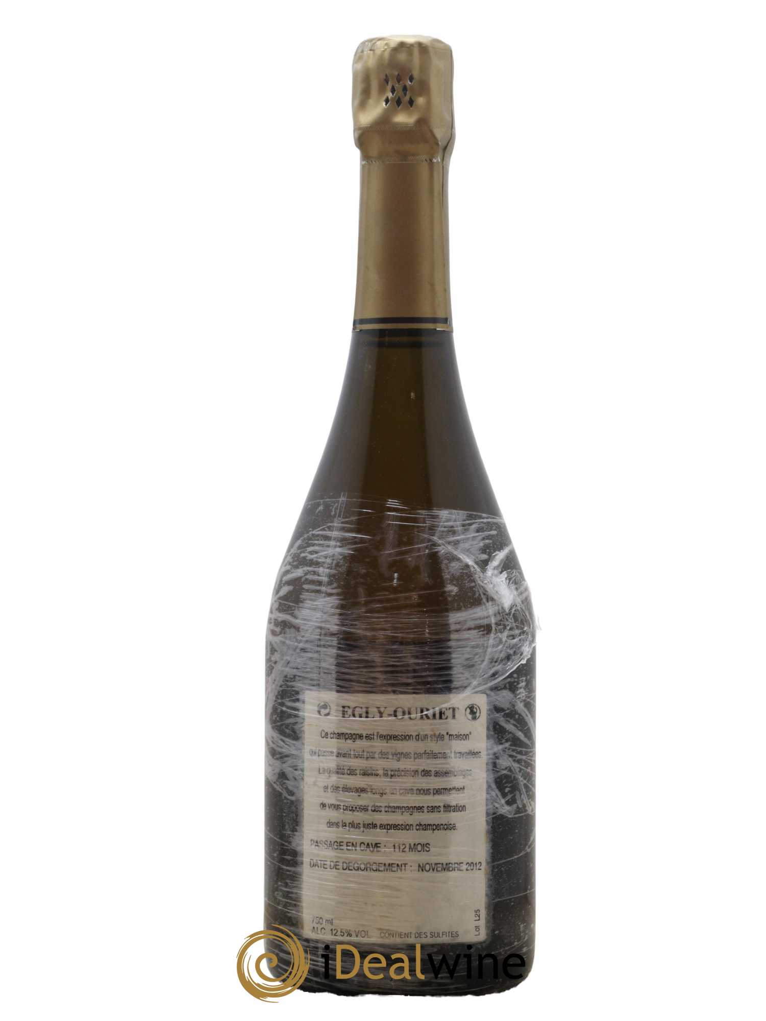 Ambonnay Vieilles Vignes Brut Millésimé Egly-Ouriet 2002 - Lot de 1 bouteille - 1