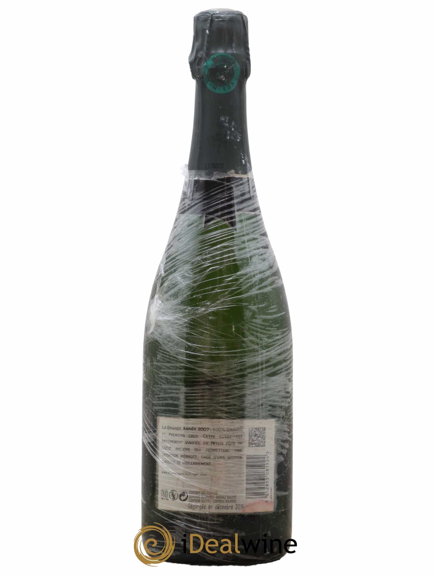 Grande Année Brut Bollinger 2007 - Lot of 1 bottle - 1