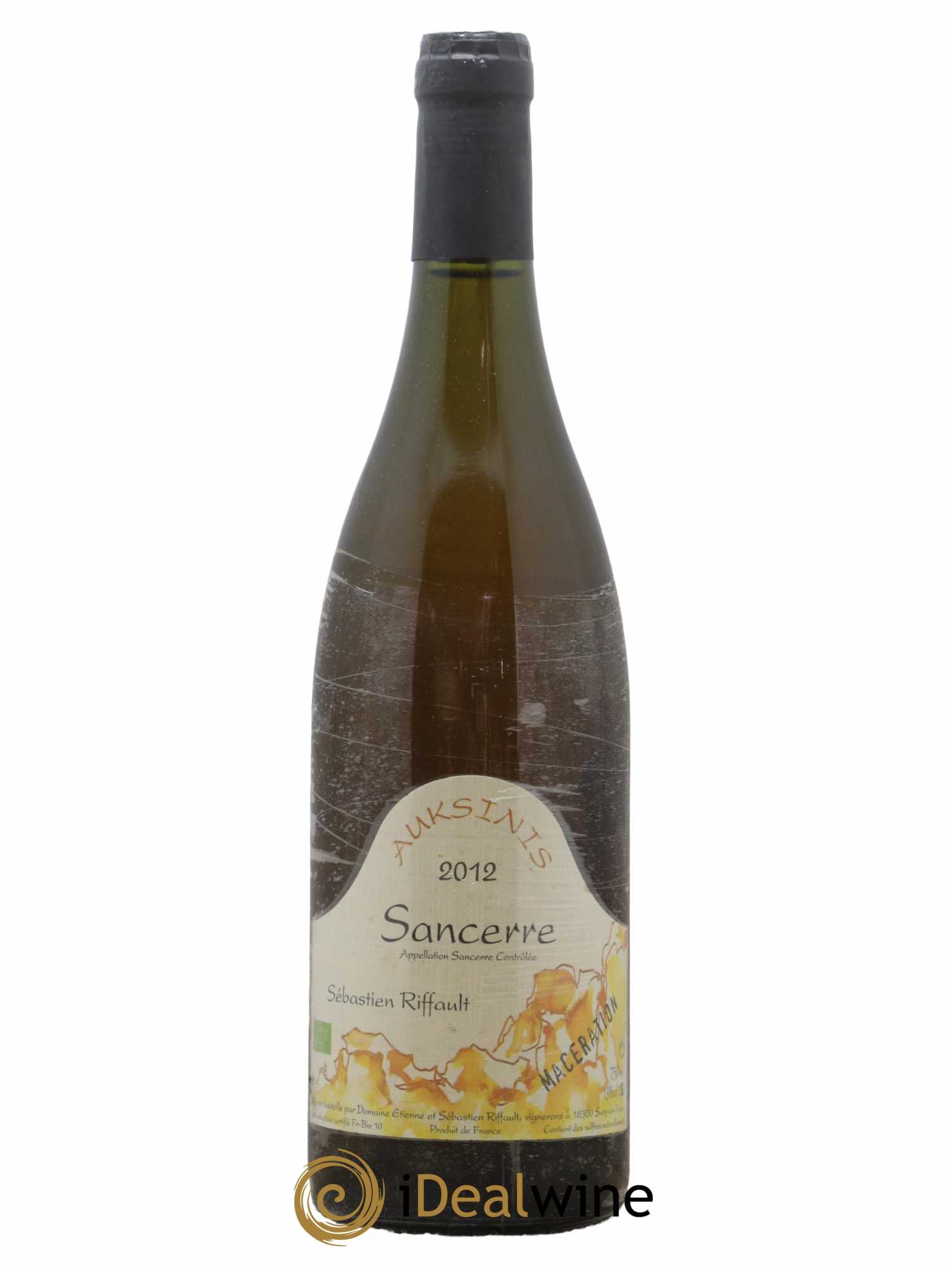 Sancerre Auksinis Macération Sébastien Riffault 2012 - Posten von 1 Flasche - 0