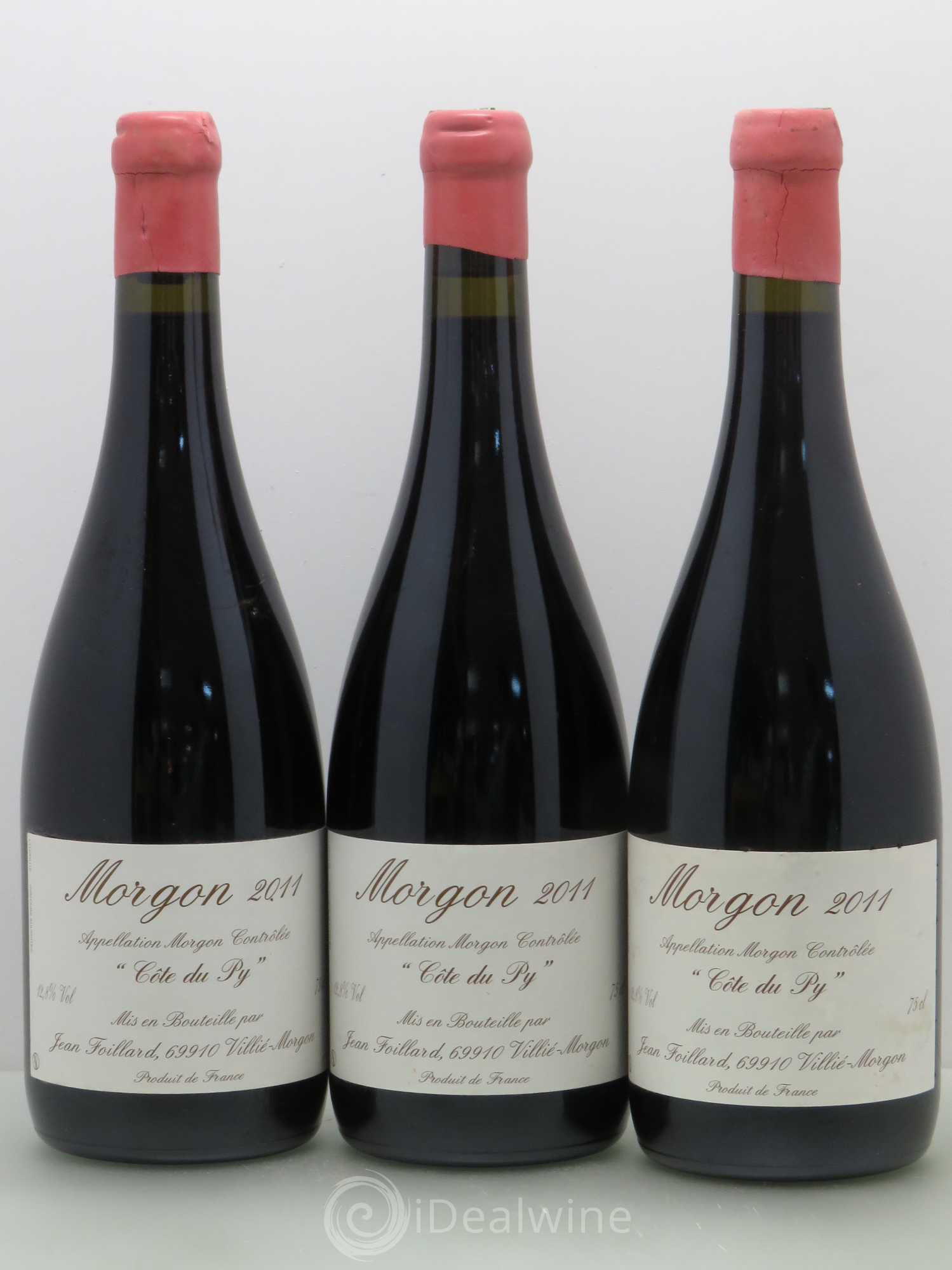Morgon Côte du Py Jean Foillard 2011 - Lot de 3 bouteilles - 0