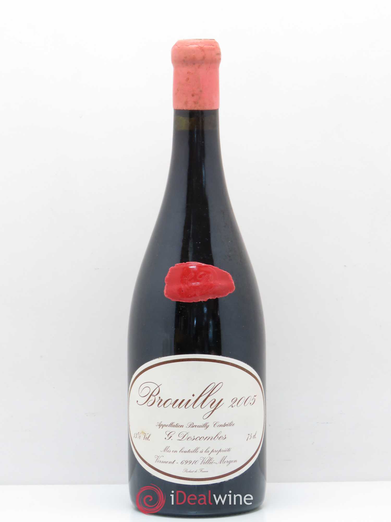 Brouilly Georges Descombes (Domaine) 2005 - Lot de 1 bouteille - 0