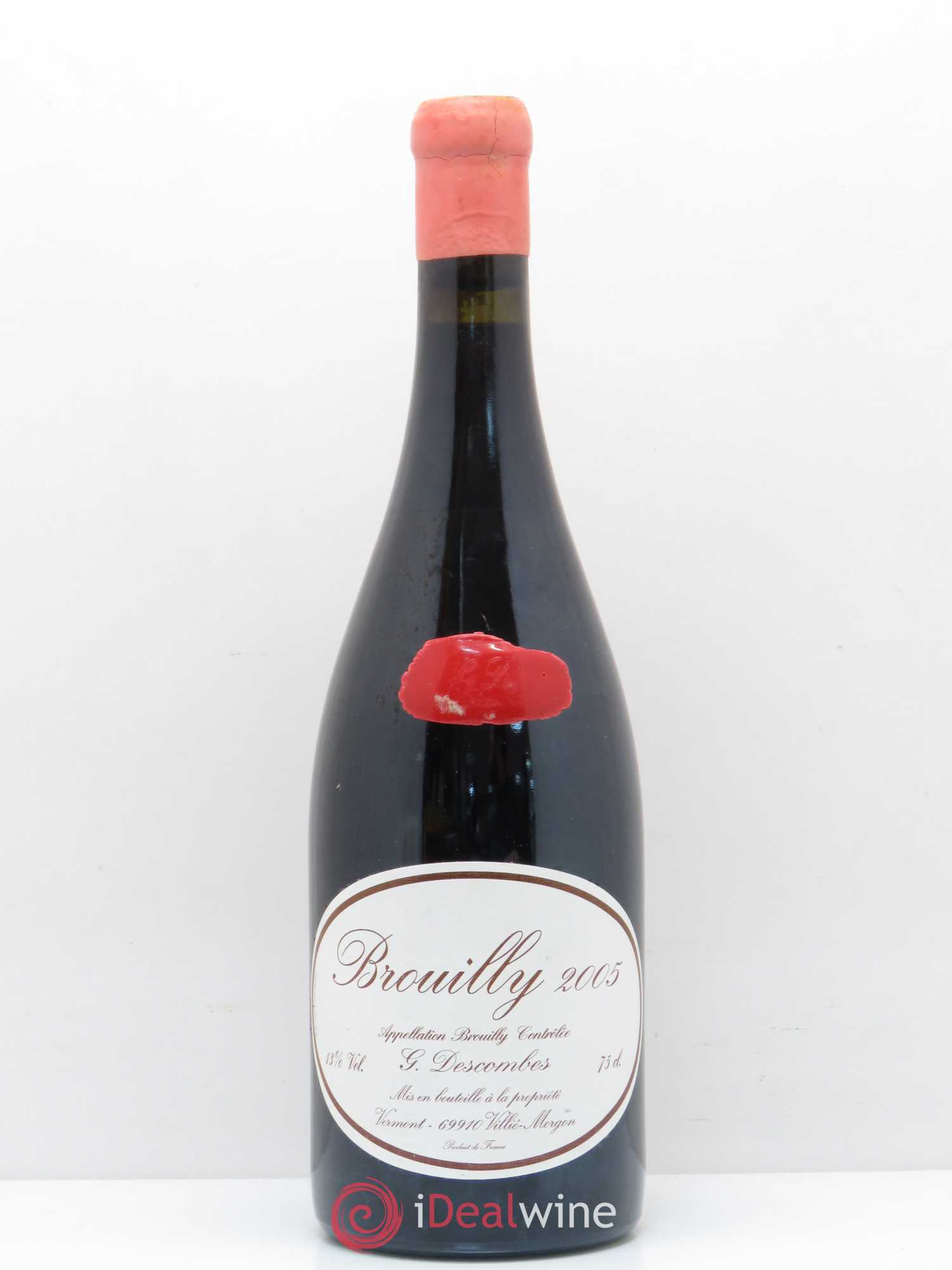 Brouilly Georges Descombes (Domaine) 2005 - Lot de 1 bouteille - 0
