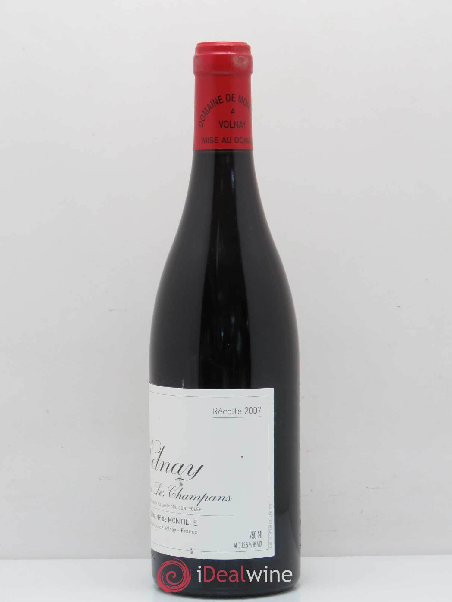 Volnay 1er Cru Les Champans De Montille (Domaine) 2007 - Lot de 1 bouteille - 1