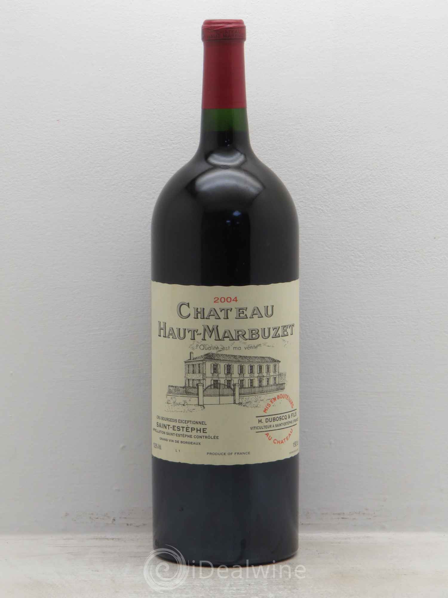 Château Haut Marbuzet 2004 - Lot de 1 magnum - 0