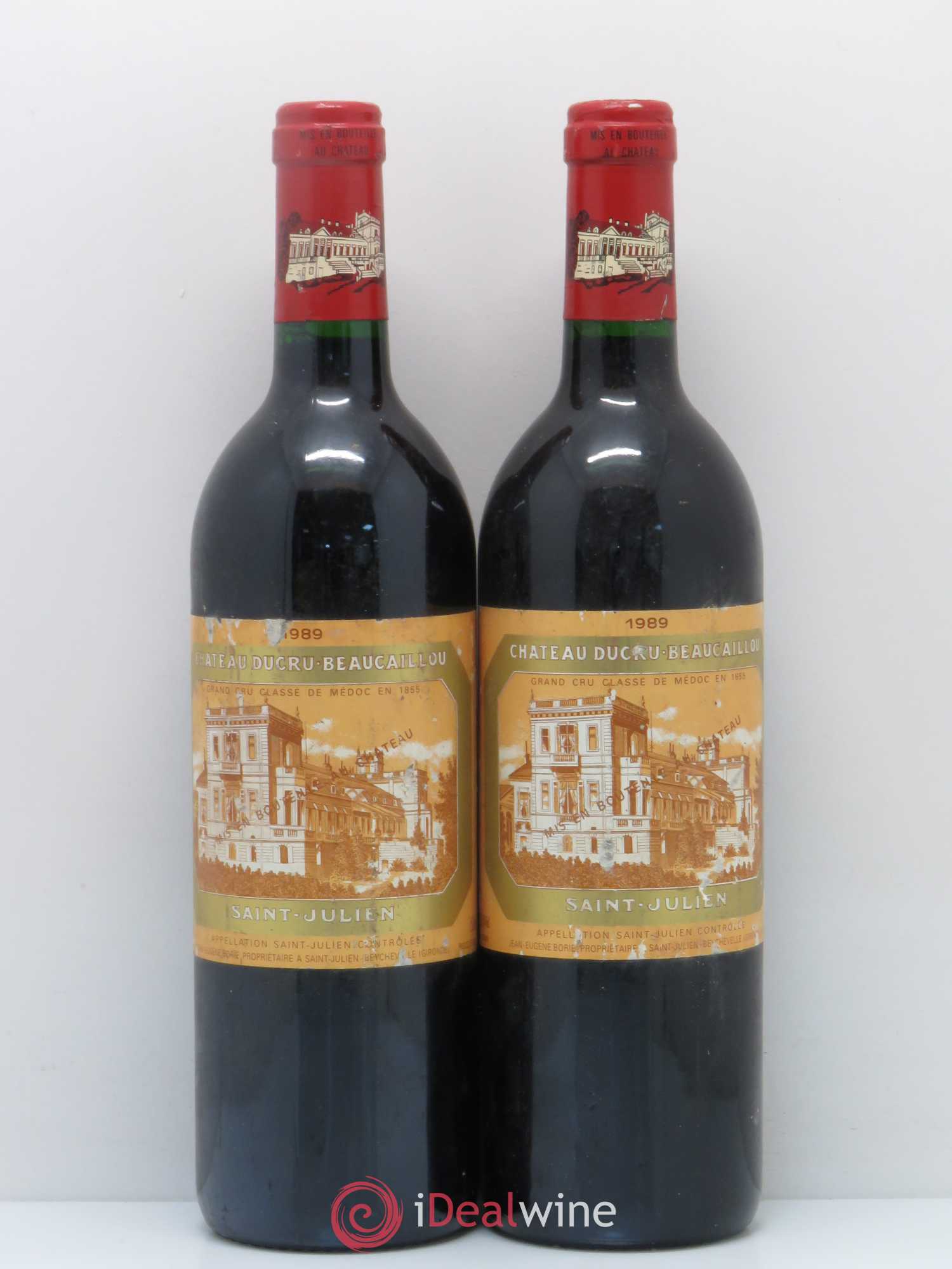 Château Ducru Beaucaillou 2ème Grand Cru Classé 1989 - Lot de 2 bouteilles - 0
