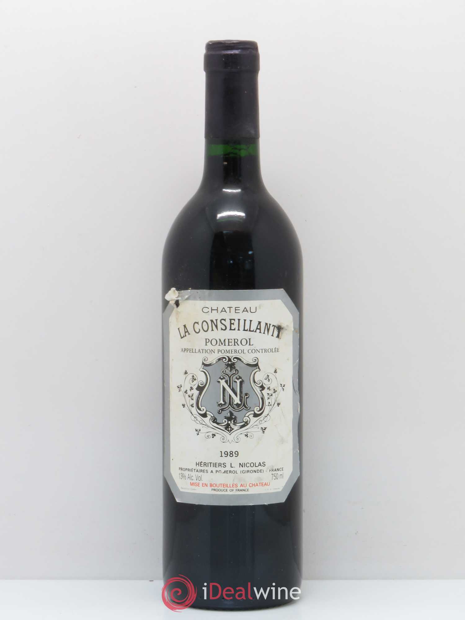 Château la Conseillante 1989 - Lot de 1 bouteille - 0