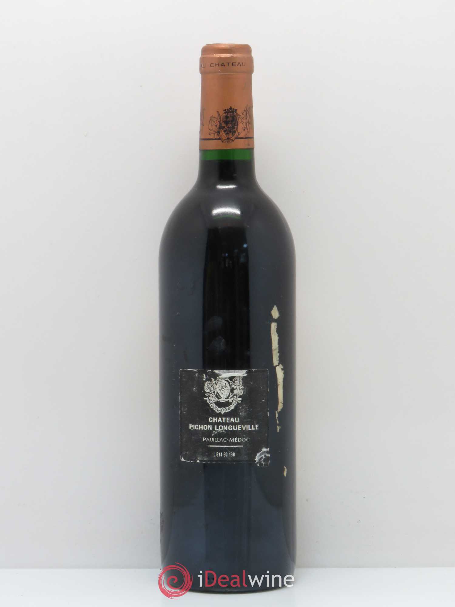Pichon Longueville Baron 2ème Grand Cru Classé 1990 - Lot de 1 bouteille - 1
