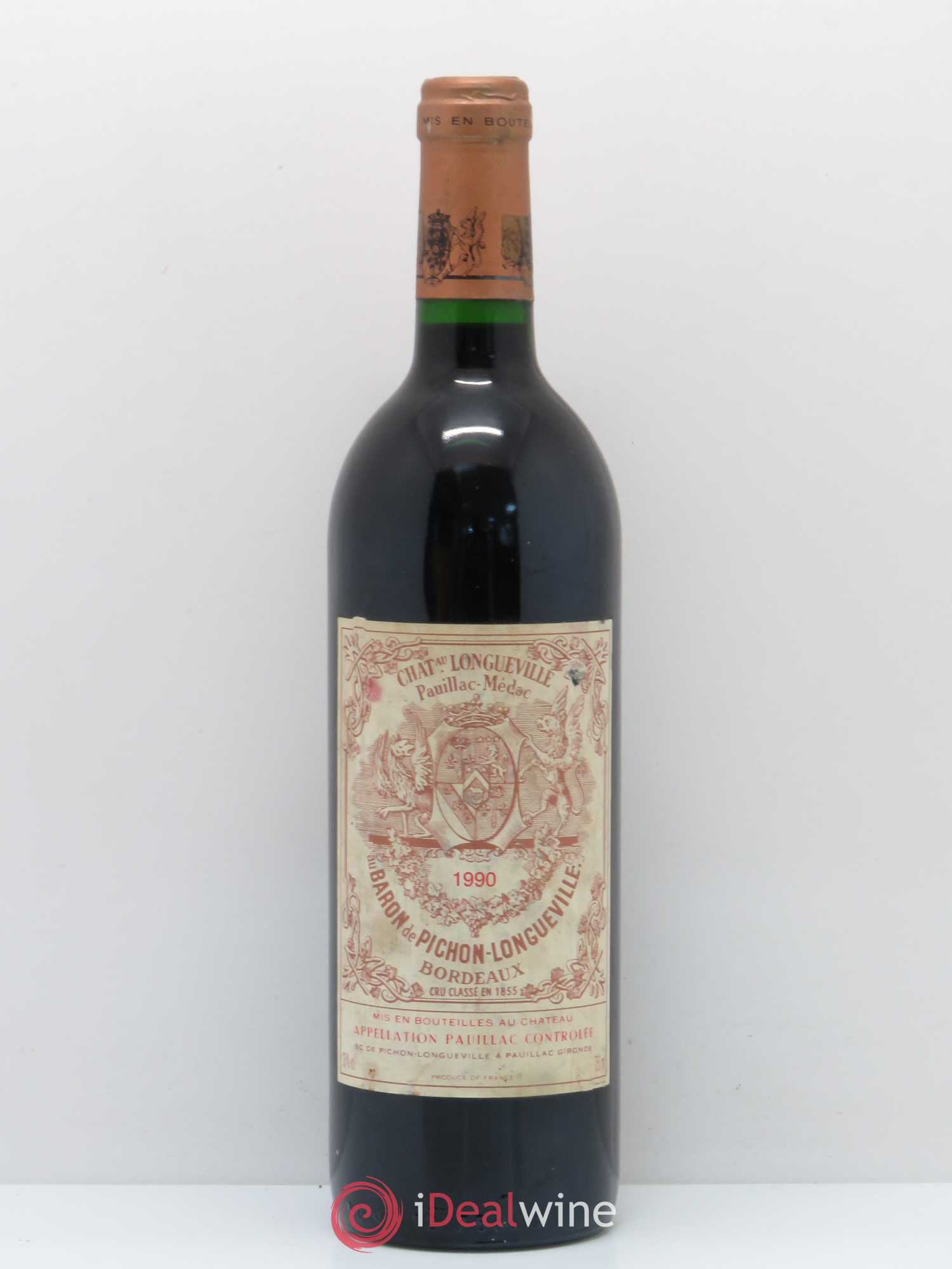 Pichon Longueville Baron 2ème Grand Cru Classé 1990 - Lot de 1 bouteille - 0