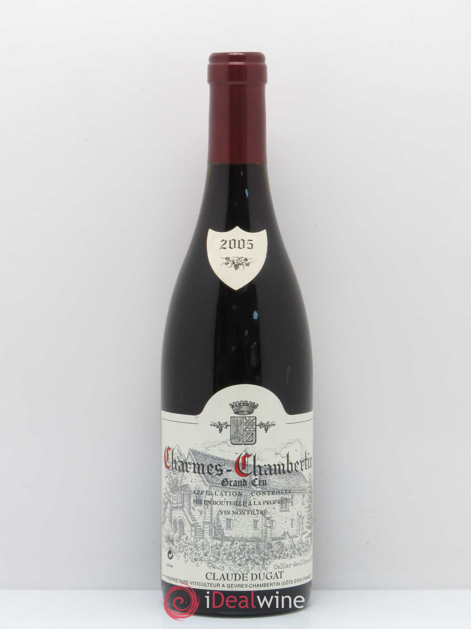 Charmes-Chambertin Grand Cru Claude Dugat 2005 - Lot de 1 bouteille - 0