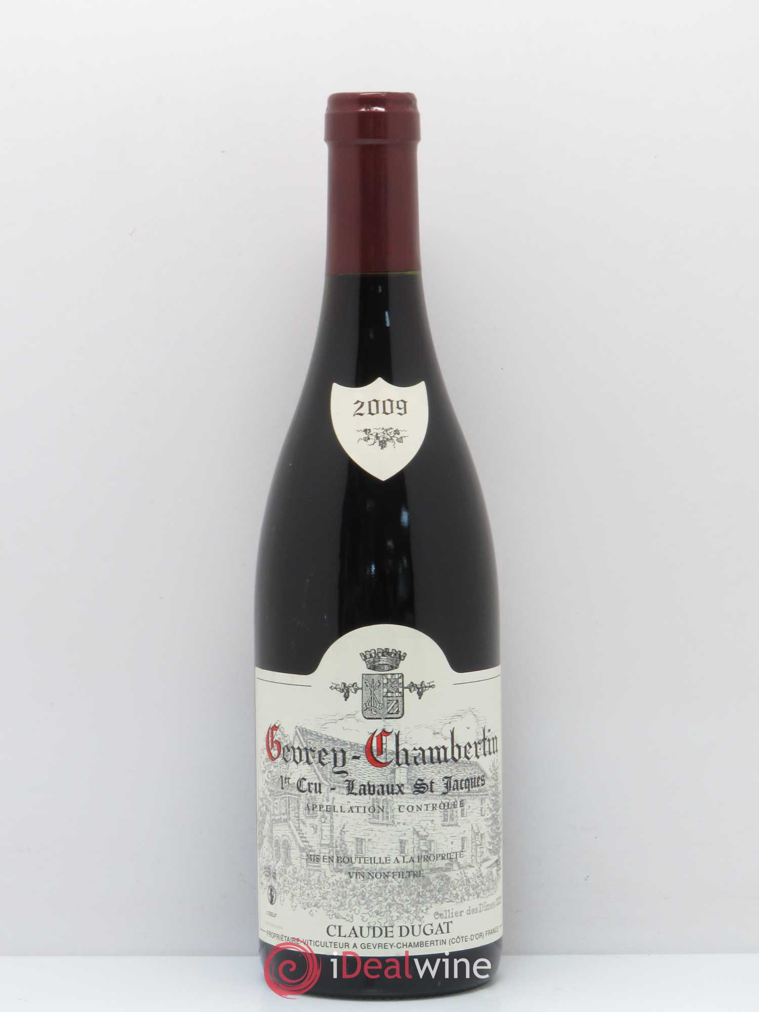 Gevrey-Chambertin 1er Cru Lavaux Saint-Jacques Claude Dugat 2009 - Lot de 1 bouteille - 0