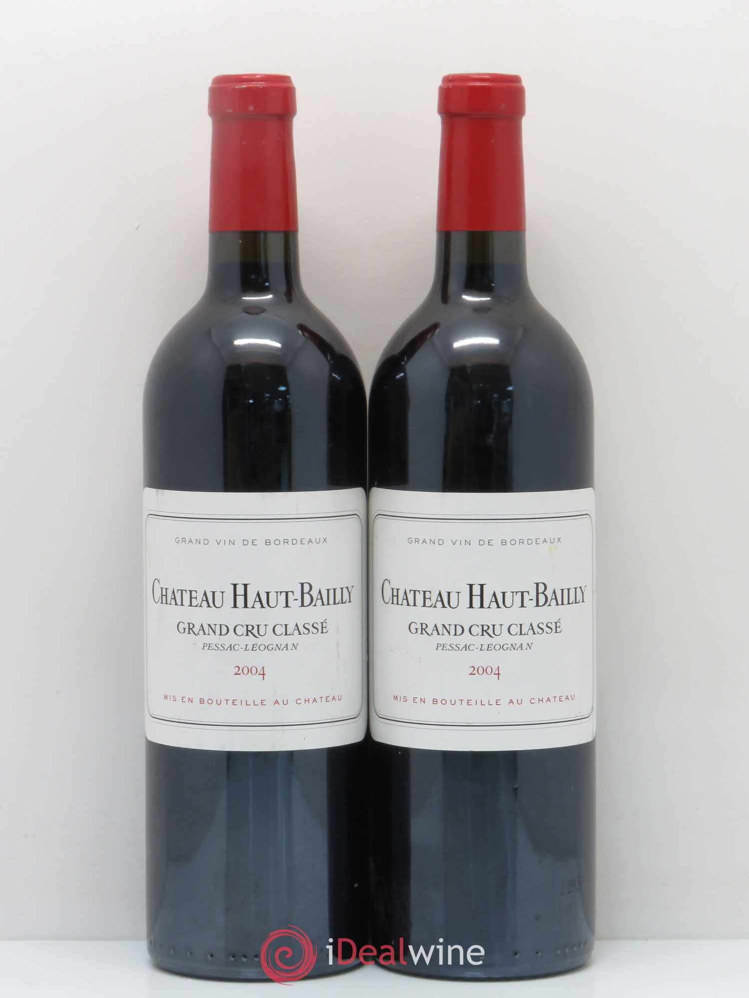 Château Haut-Bailly Cru Classé de Graves 2004 - Lot de 2 bouteilles - 0