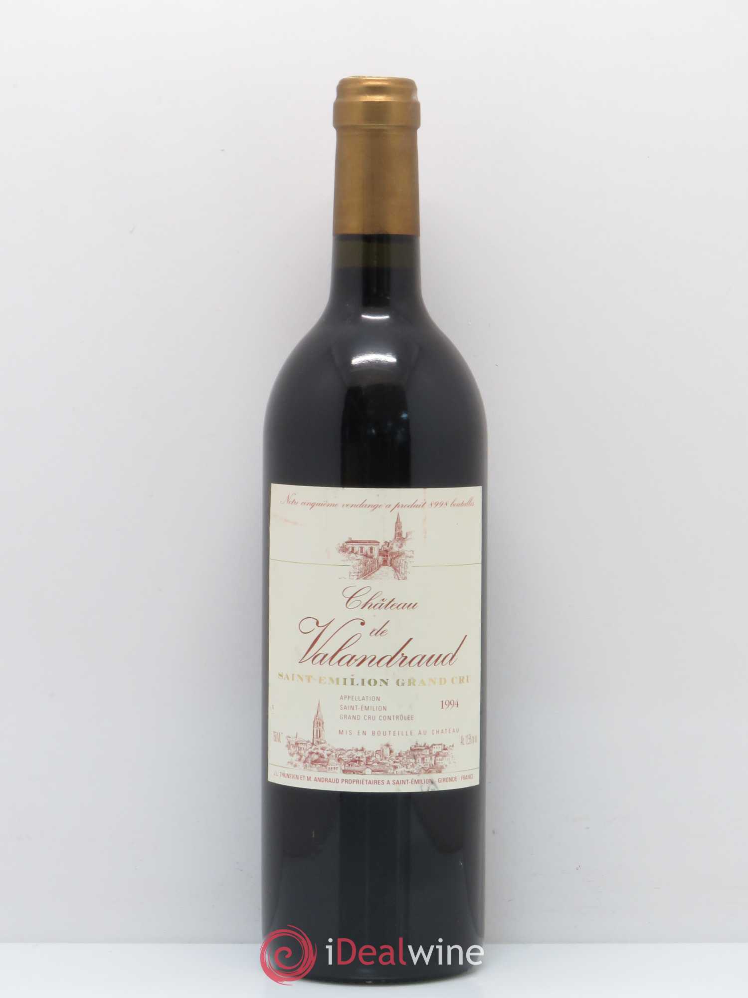 Château de Valandraud 1994 - Lot de 1 bouteille - 0